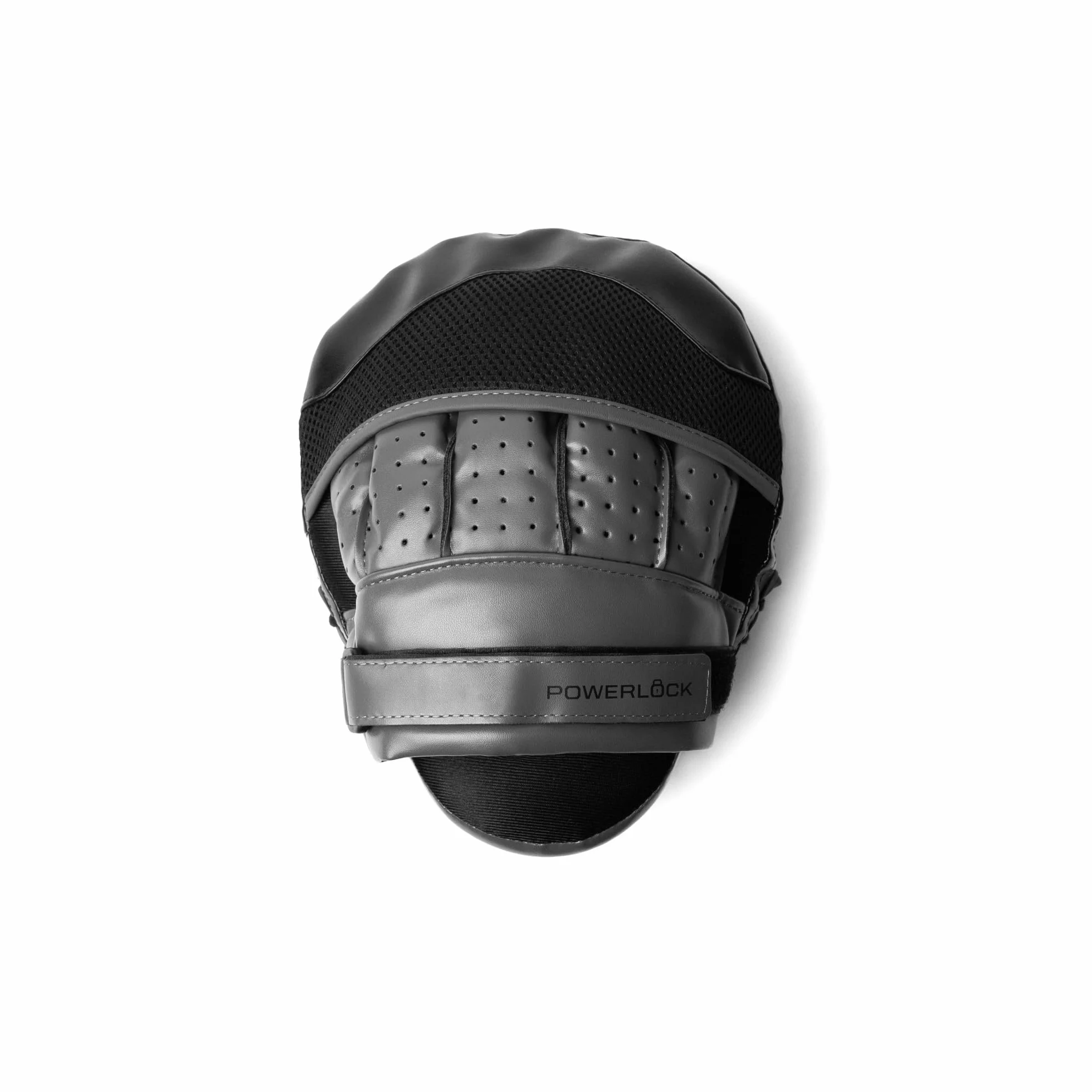 Everlast Powerlock R Manoplas de Boxeo Negras con Dedos Acolchados, Protección MMA y Kickboxing