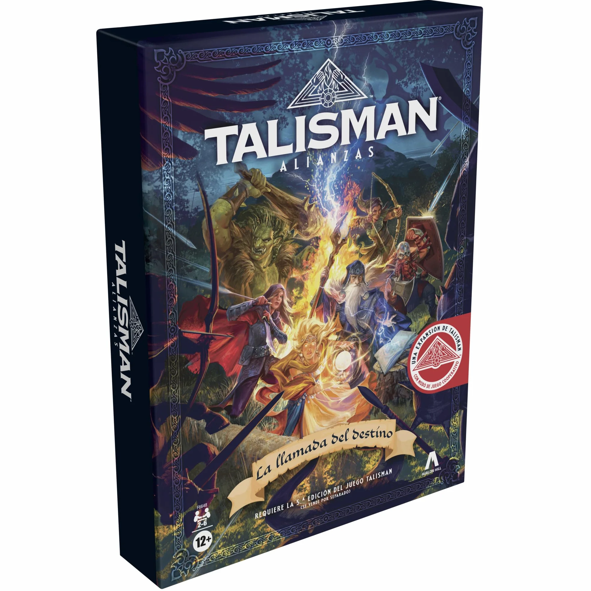 Juego de Mesa Talisman Alianzas: La Llamada del Destino, Expansión del Juego Talisman (Requiere la 5.ª edición del Juego) - Versión en español