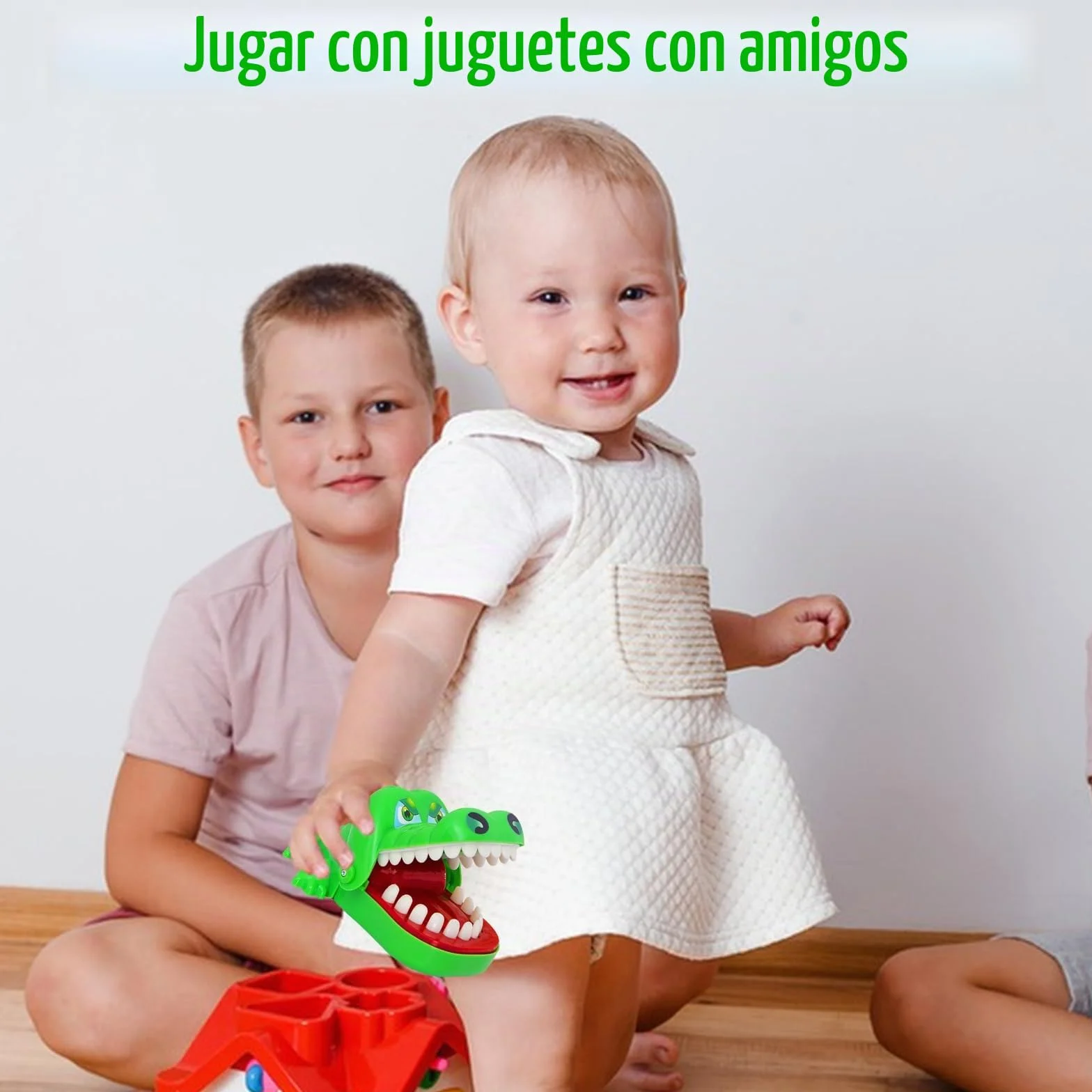 Juguete Cocodrilo Dientes - Juego de Mesa y Habilidad para Niños a Partir de 3 Años - Regalo Familiar