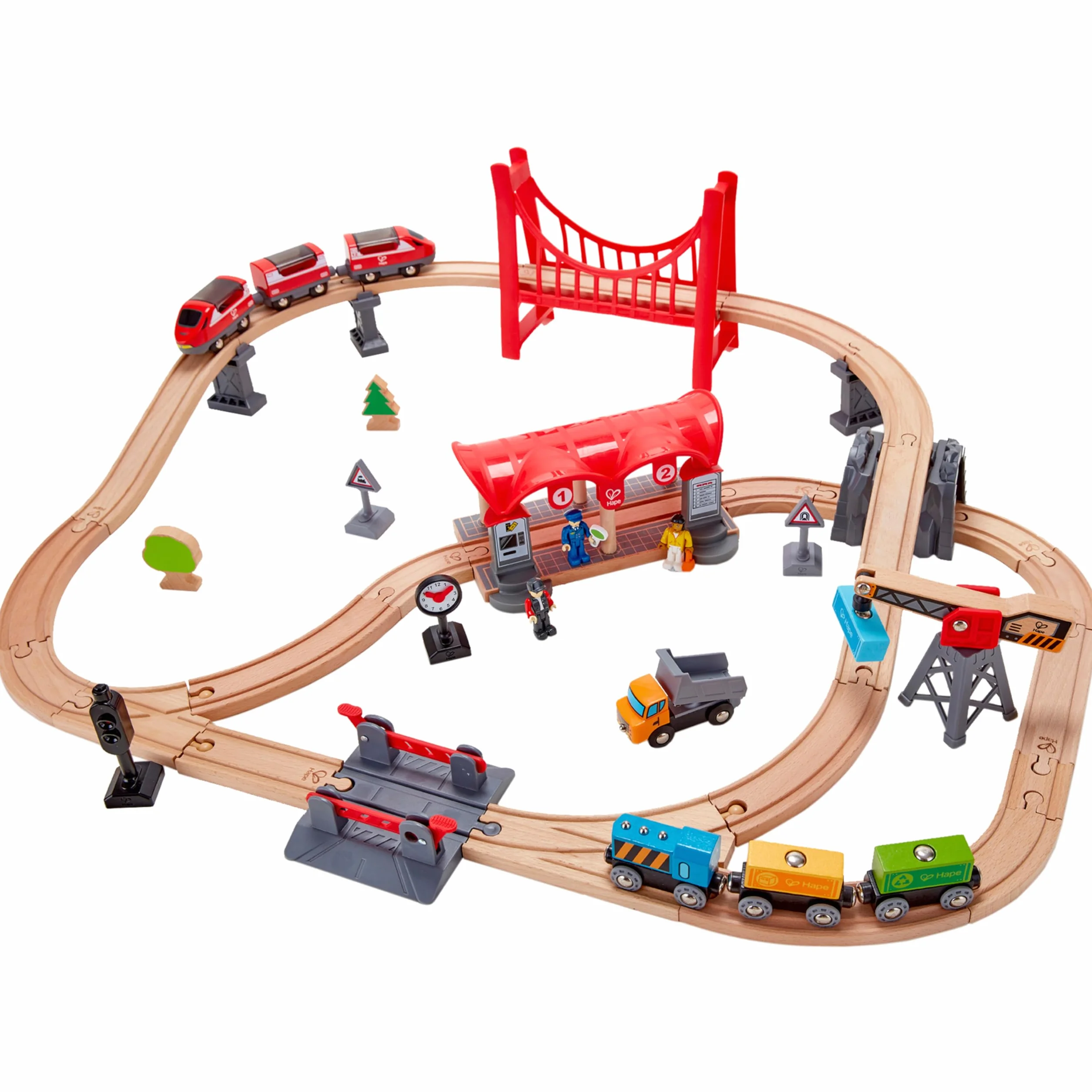 Hape Conjunto de Vías Ciudad Bulliciosa E3730