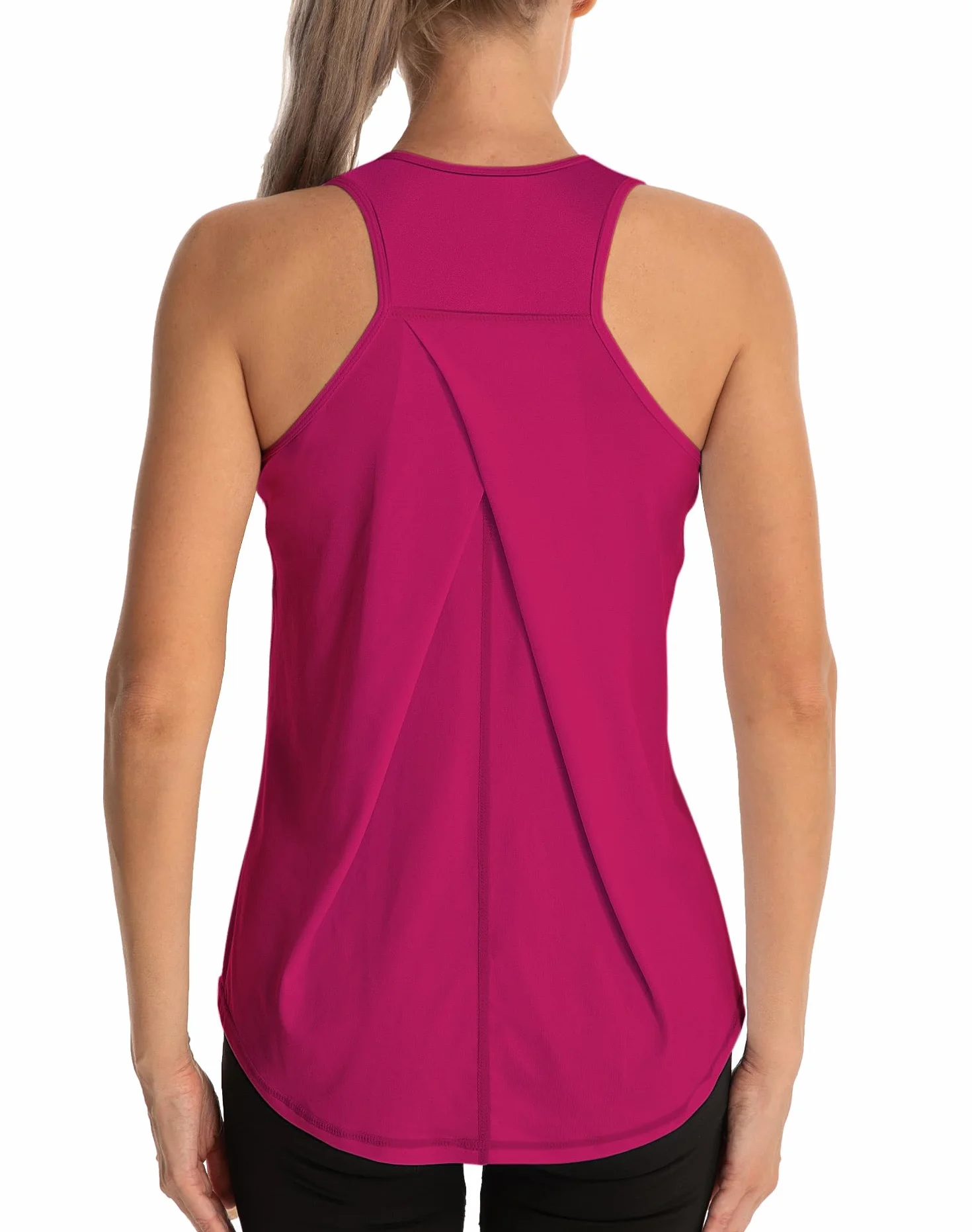 Camisetas sin Mangas Mujer Yoga Fitness Racerback Sports Top