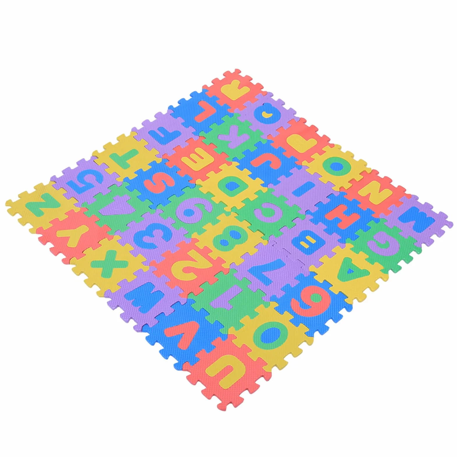Alfombra de Juego de Espuma EVA Suave para Bebés y Niños, Alfombra de Aprendizaje de Números y Letras, Duradera y Segura, para Niños, Color Aleatorio