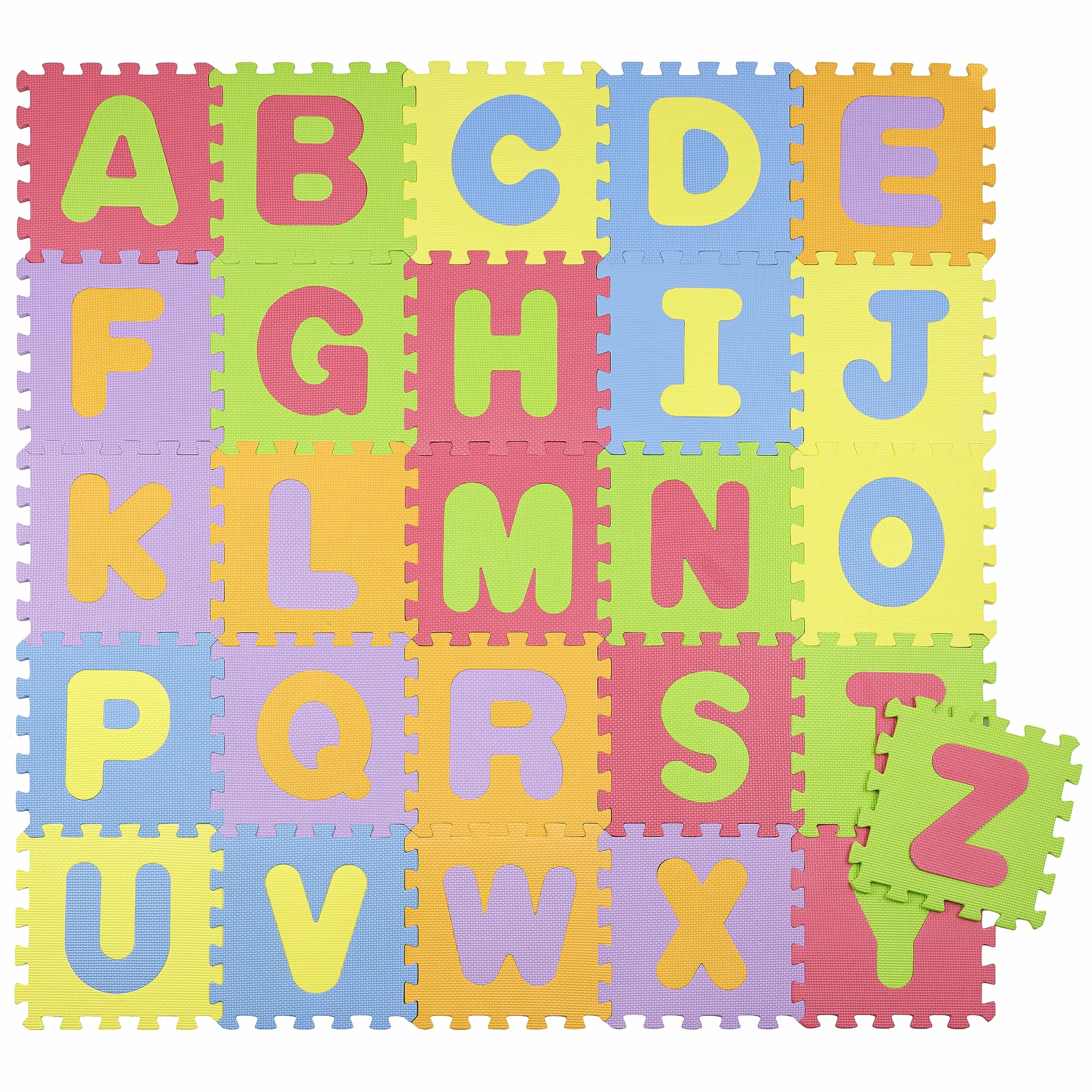Baroni Toys Alfombra Puzzle Infantil 26 Piezas EVA, Números Desmontable, 30x30 cm