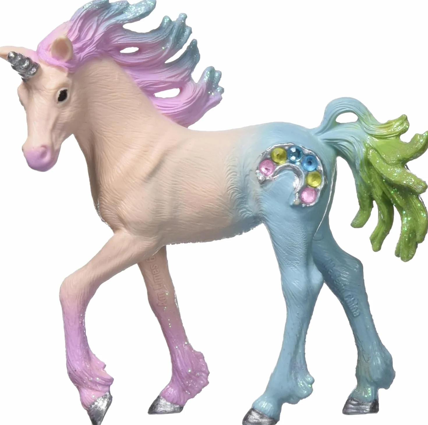 Schleich 70724 Unicorno Algodón de azucar, Potro (bayala®)