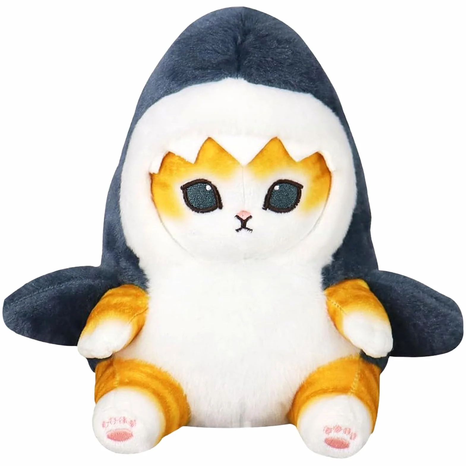 Gato Tiburón Muñeca de Peluche 22 cm Juguete para Niños Niñas y Fanáticos