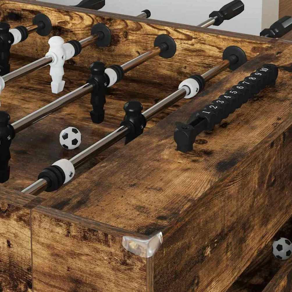 Refined Mesa de Futbolín Roble, Mesa de futbolín Rectangular, Moderna para Juegos en Interiores, competencias Familiares, diversión Nocturna y Fiestas