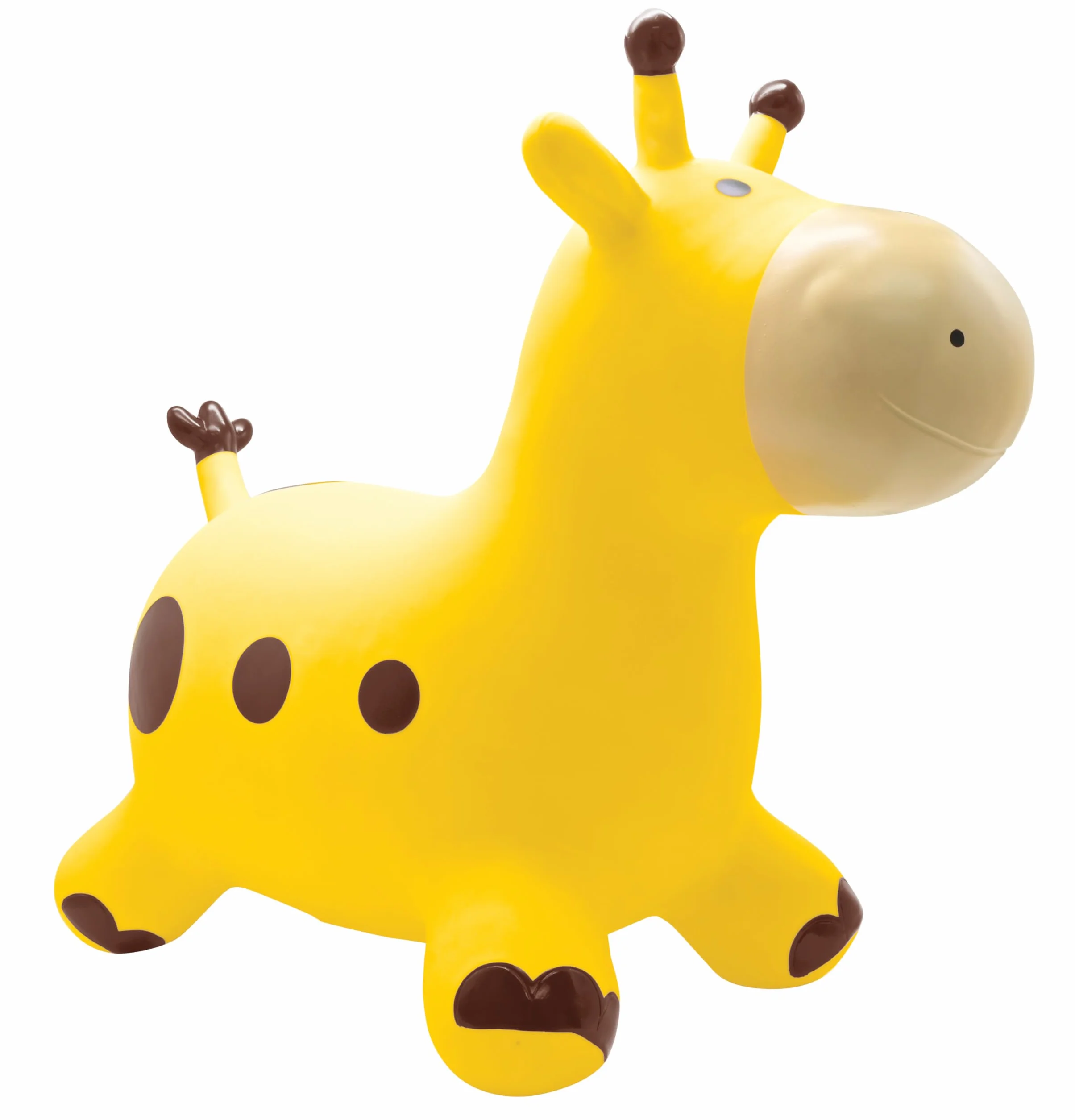 LEXIBOOK Inflable Jirafa Saltarina Amarillo Juego de Rebote Interior Exterior Plástico Seguro Resistente