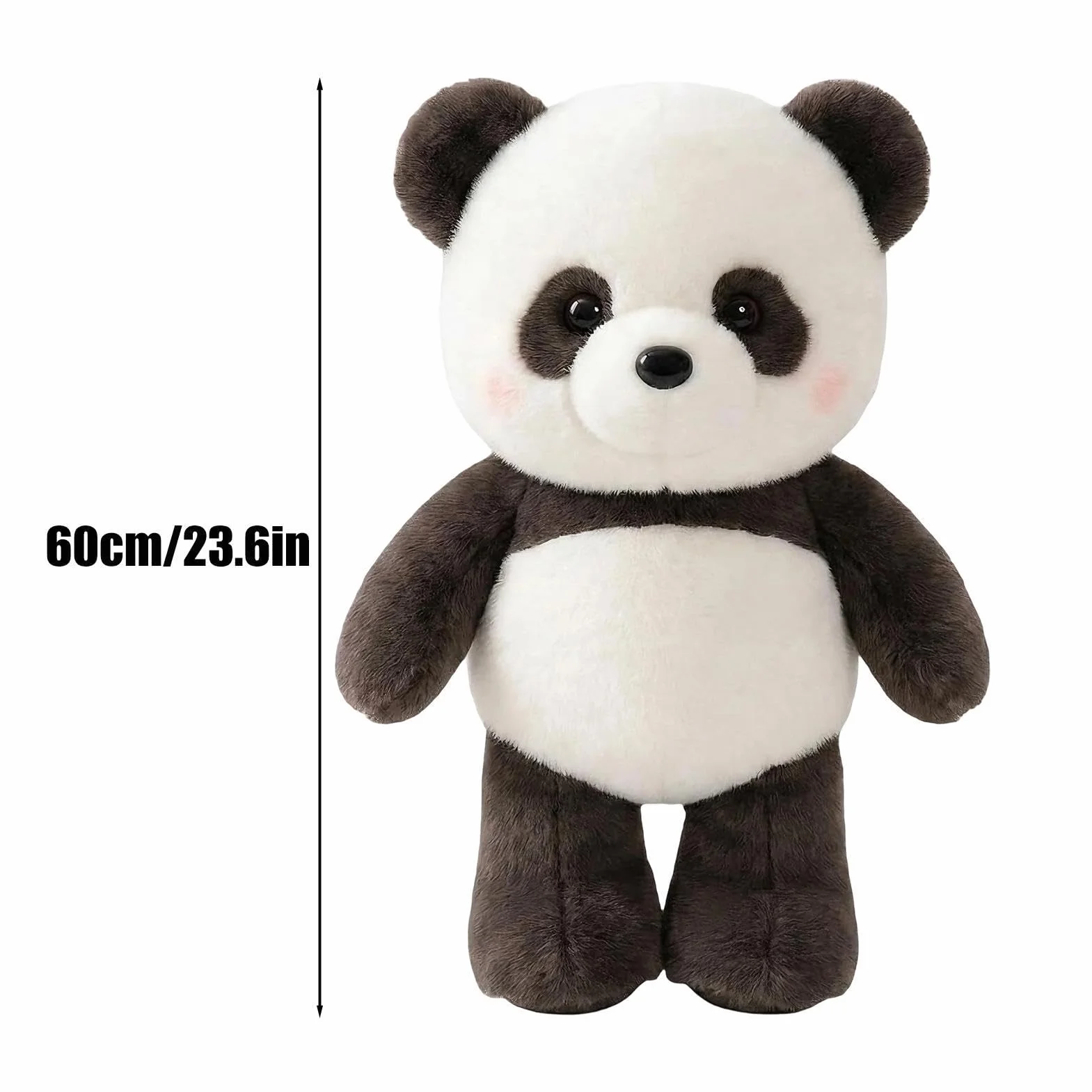 Peluche que corre Panda Gigante 60 cm Lindos Peluche Oso Que Corre,Animales De Peluches Con Piernas Interactivek,Suave Muñeco Acolchado Lindos Y Adorable Para Niñas, Niñas Mujeres Hombres