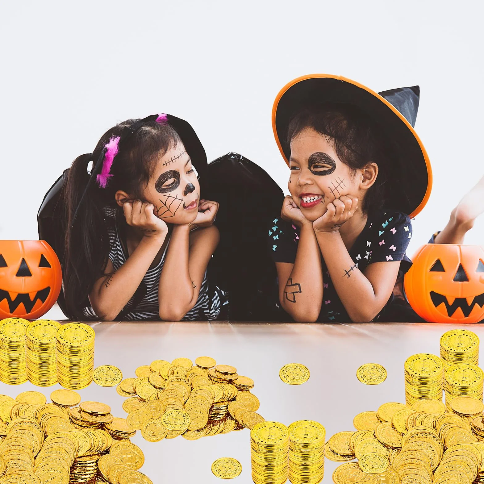 300 monedas de oro de plástico, falsas, tesoro pirata, juego, recuerdos de fiesta, profesores, recompensa en el aula