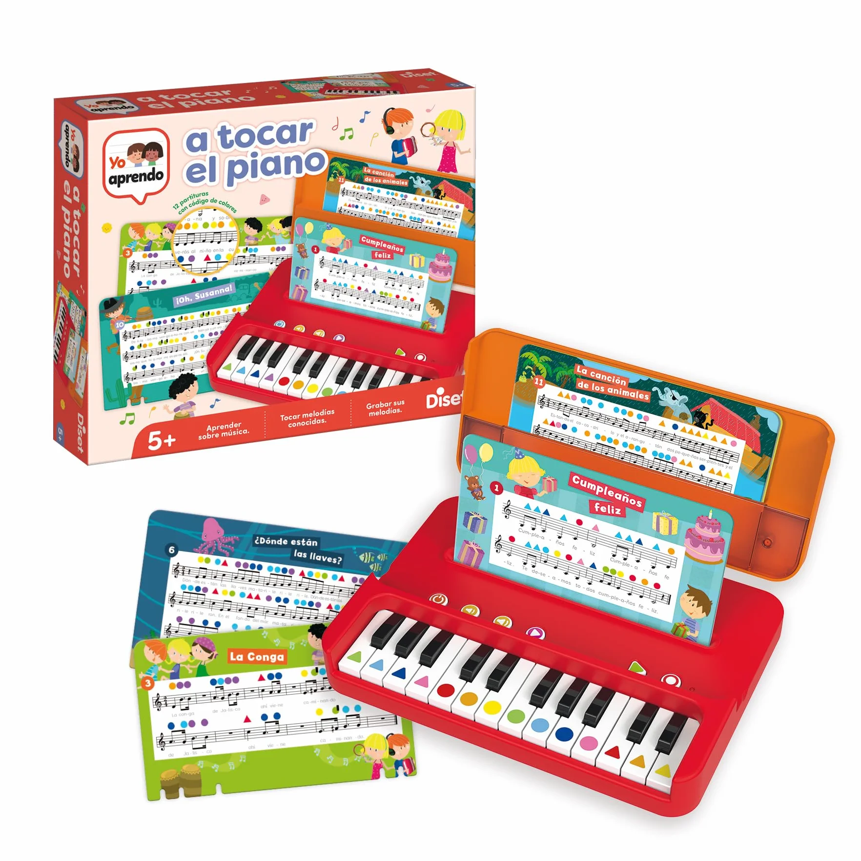 Diset - Yo aprendo a Tocar el Piano, Juego Educativo a Partir de 5 años