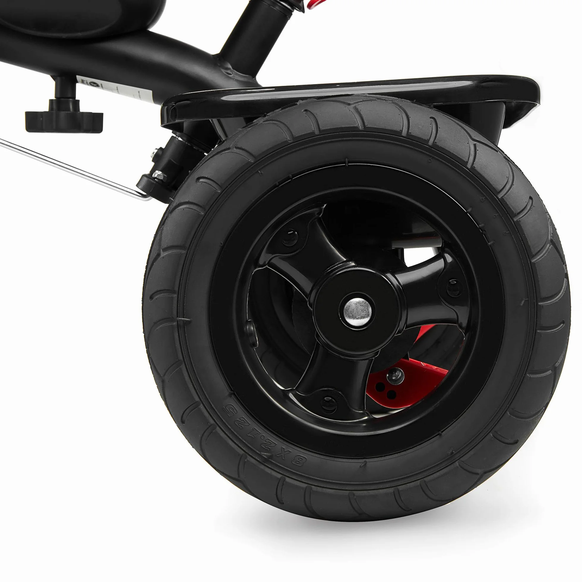 HyperMotion Triciclo Infantil con Manillar para Padres - Bici Bebé 1 Año Evolutiva hasta 20kg - Modelo Similar Kinderkraft con Barra de Empuje - Saltador Bebe Gris