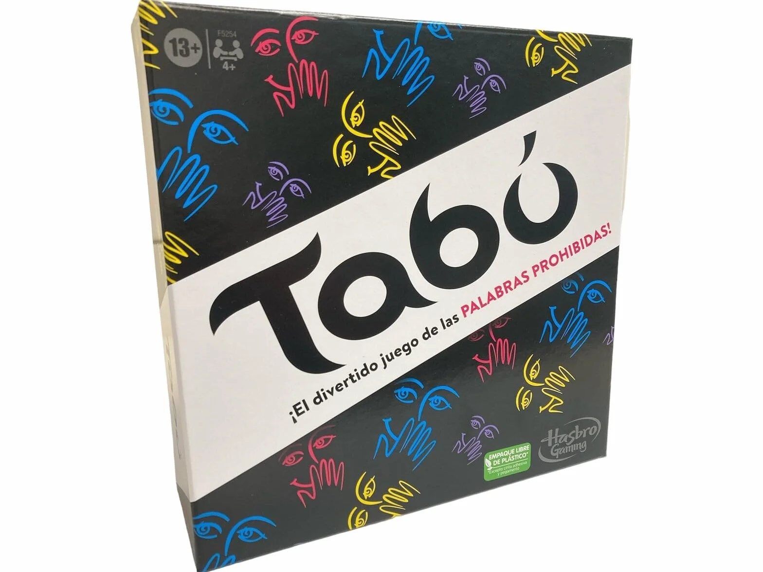 Hasbro Gaming Juego Tabú Clásico - Juego de Adivinar Palabras para Adolescentes y Adultos a Partir de 13 Años- Juego de Mesa para Fiestas de Amigos de 4 o más Jugadores
