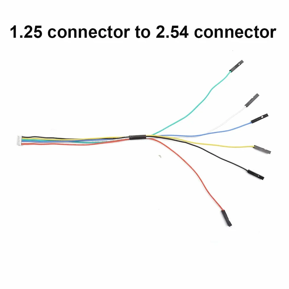 Cable Adaptador Dupont de Paso de 1,25mm a 2,54mm, 9 Uds., Compatible con Molex PicoBlade para Controlador de Vuelo Pixhawk, Dron RC de 2 Pines a 8P