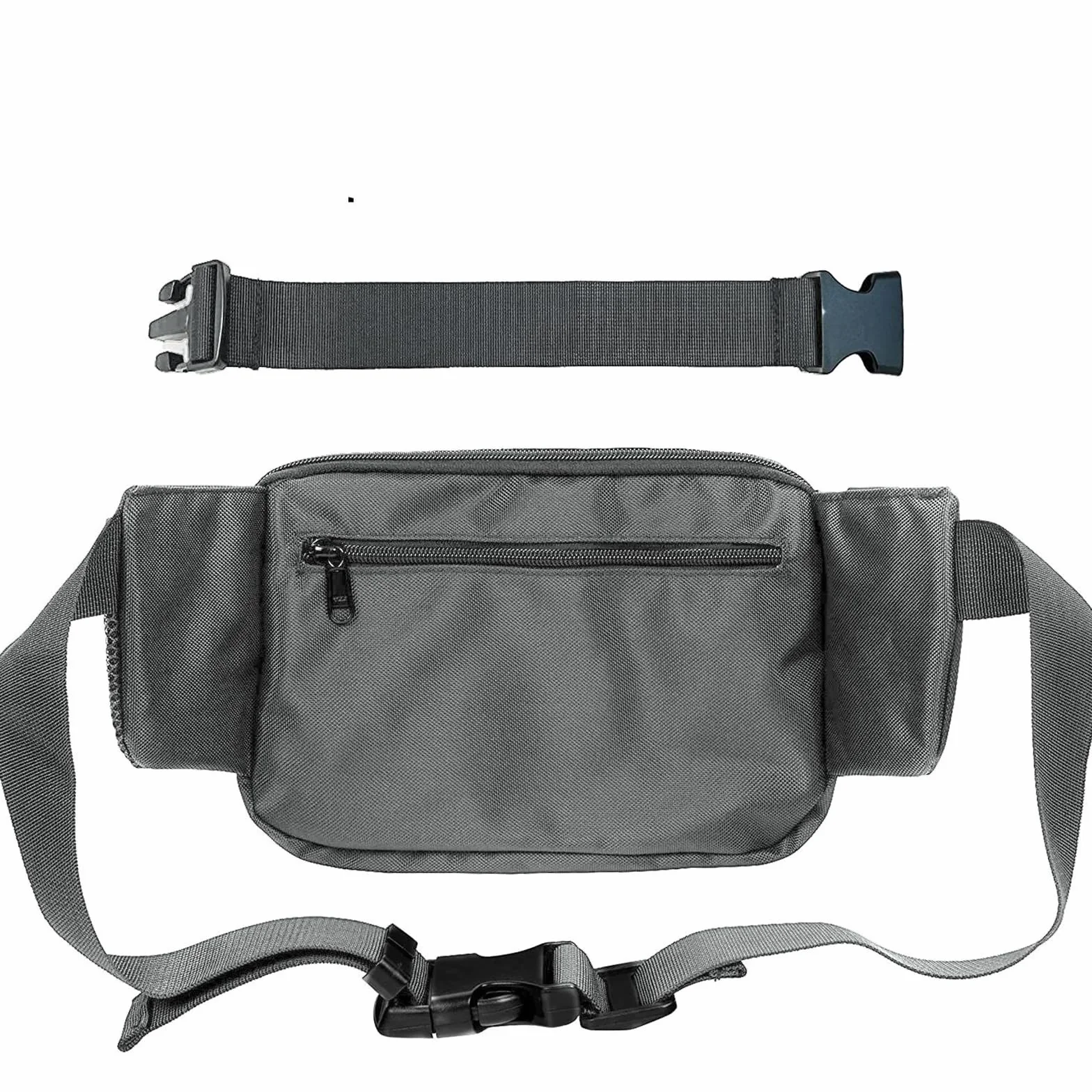 Bolsa de Enfermera, Riñonera Organizadora para Enfermeras, con Riñonera Ajustable y Múltiples Bolsillos (Gris)