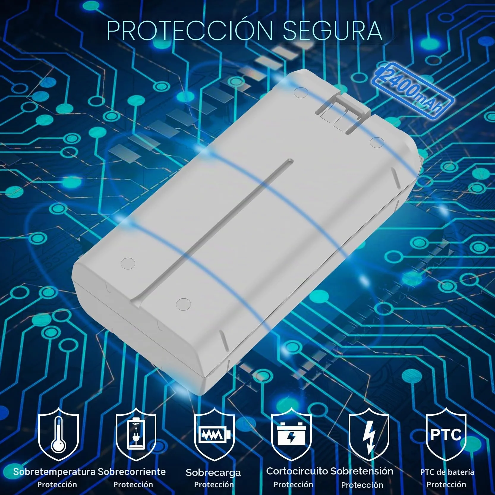 Fantayso Smart Flight Mini 4K/Mini 2 Batería 1 Pack 2400mAh Capacidad 31 Minutos Tiempo de Vuelo Máximo Compatible con DJI Mini 4K Mini 2 SE, Mini 2, Mini SE