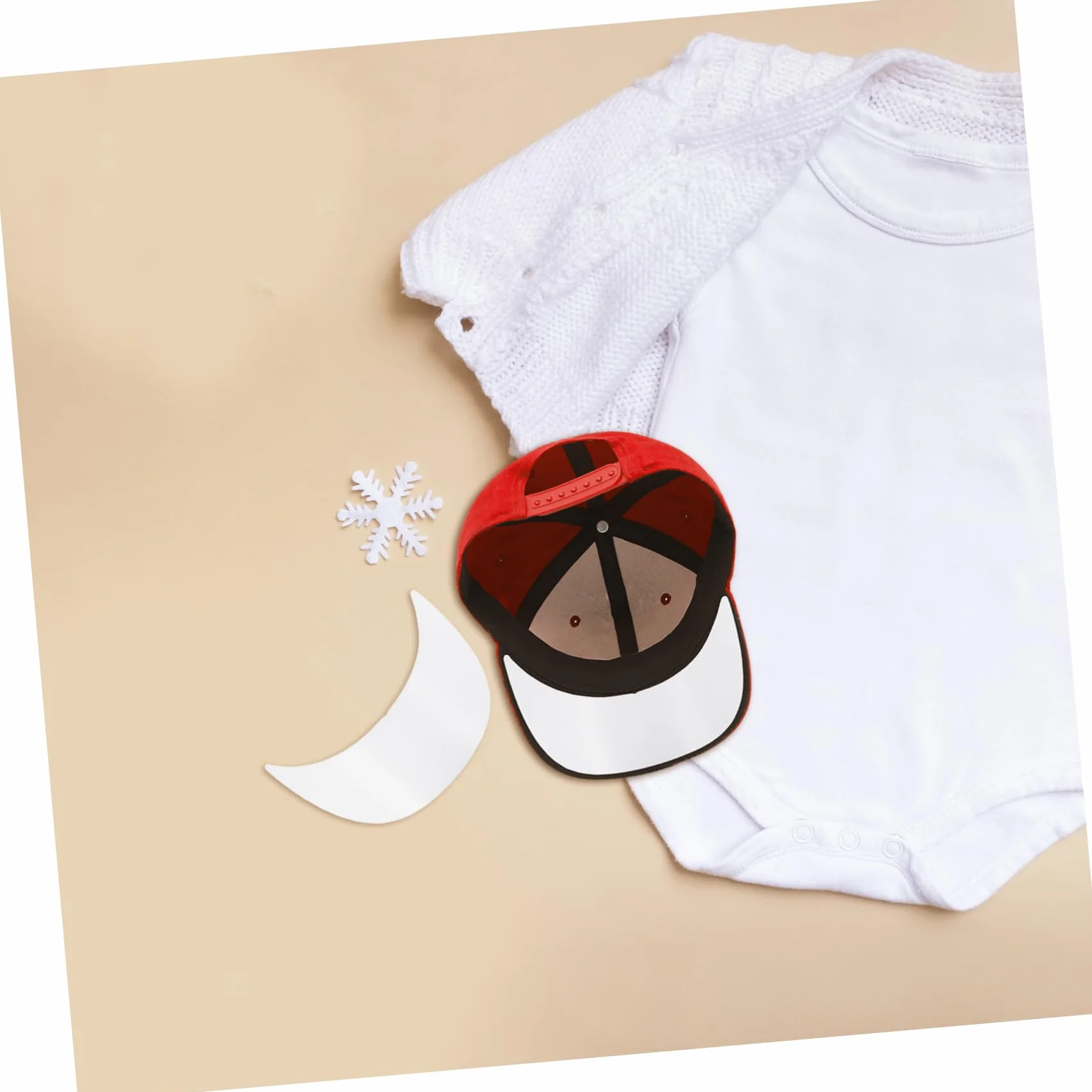 FOMIYES 20 Piezas Visera De Plástico Para Sombrero De Niño Accesorios Para Hacer Sombreros De Béisbol