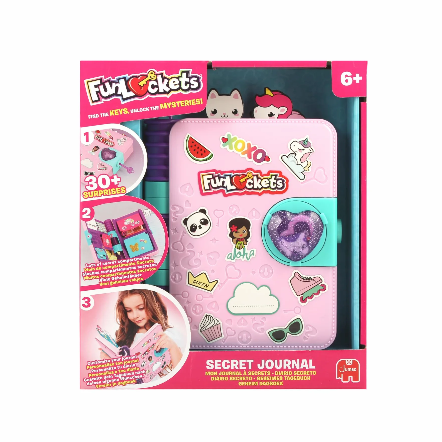 Jumbo Funlockets - Diario Secreto, recomendado a partir de 6 años