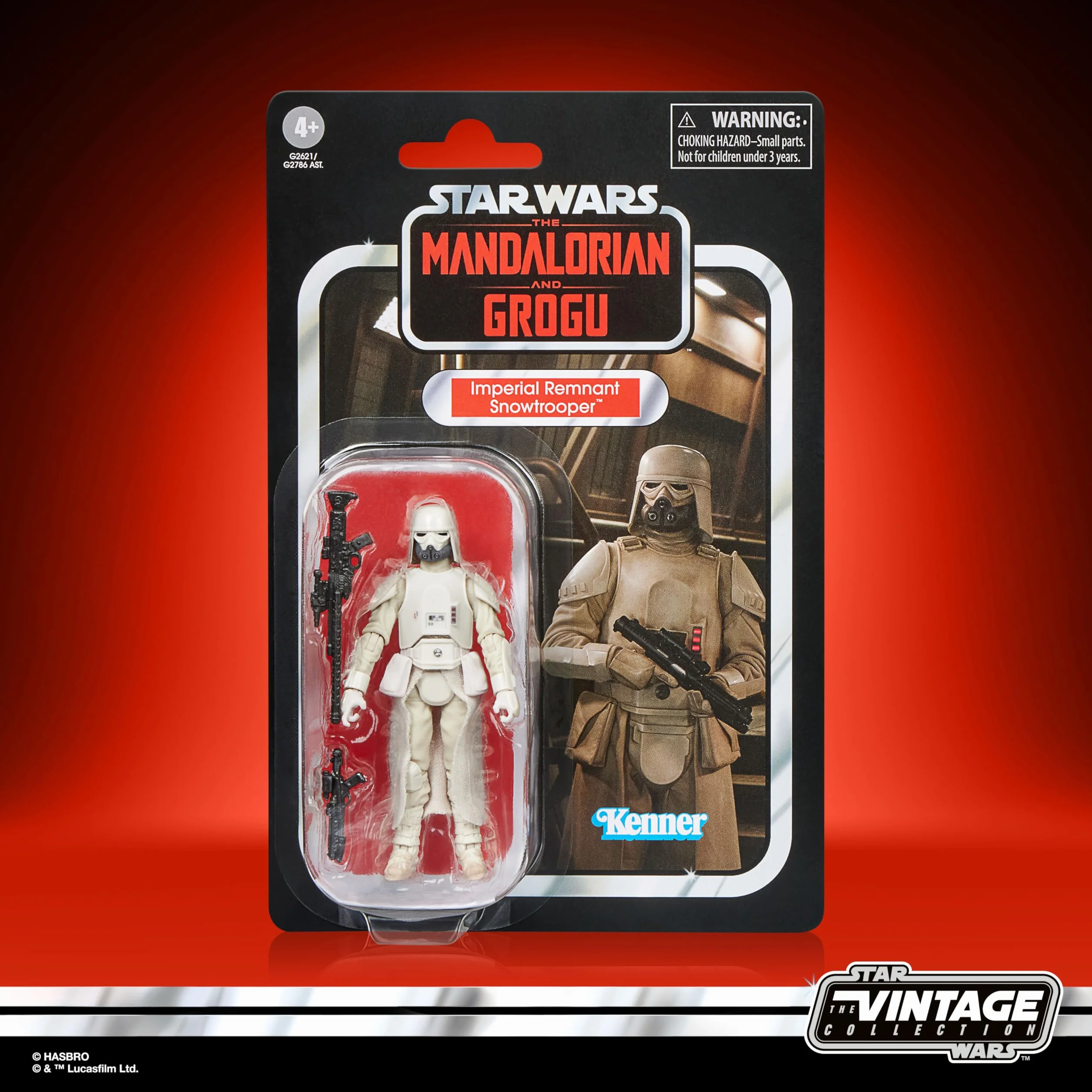 Star Wars La colección Vintage, Imperial Remnant Snowtrooper, The Mandalorian and Grogu, Figura Premium de 9,5 cm
