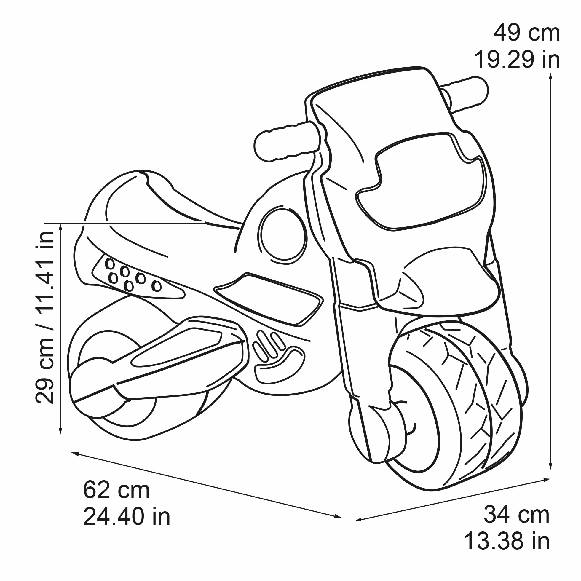 FEBER - Motofeber Correpasillos, Frozen (Famosa 811816)