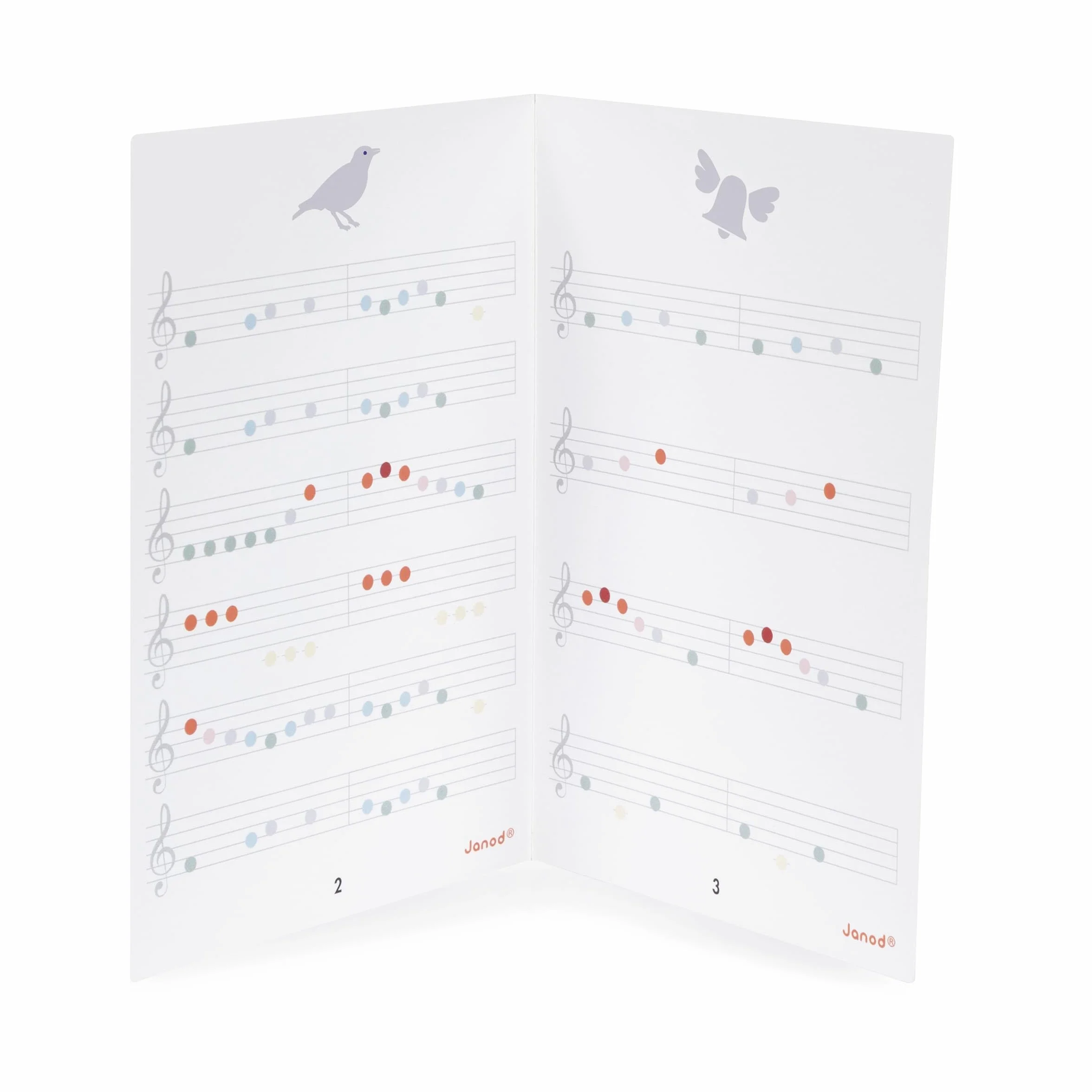Janod - Confetti - Mi Primer Piano en Madera, Instrumento Musical para Niños, Juguete de Imitación y Estimulación del Talento Musical - Desde Los 3 Años, J07618