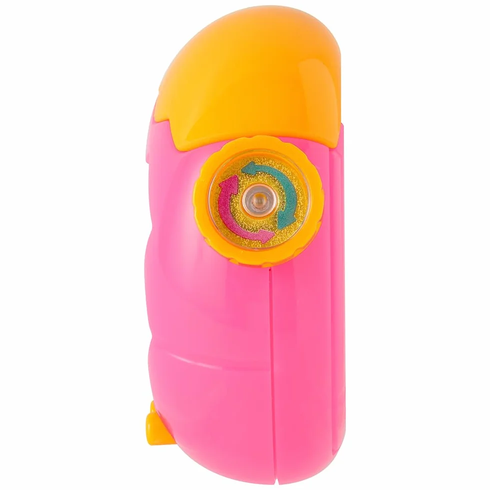 Tamagotchi Paradise Orange Tropics – Juguete Interactivo Tamagotchi – Rueda giratoria con Zoom – Modelo Rosa y Amarillo – Juguete para niños a Partir de 6 años – Bandai – 43425