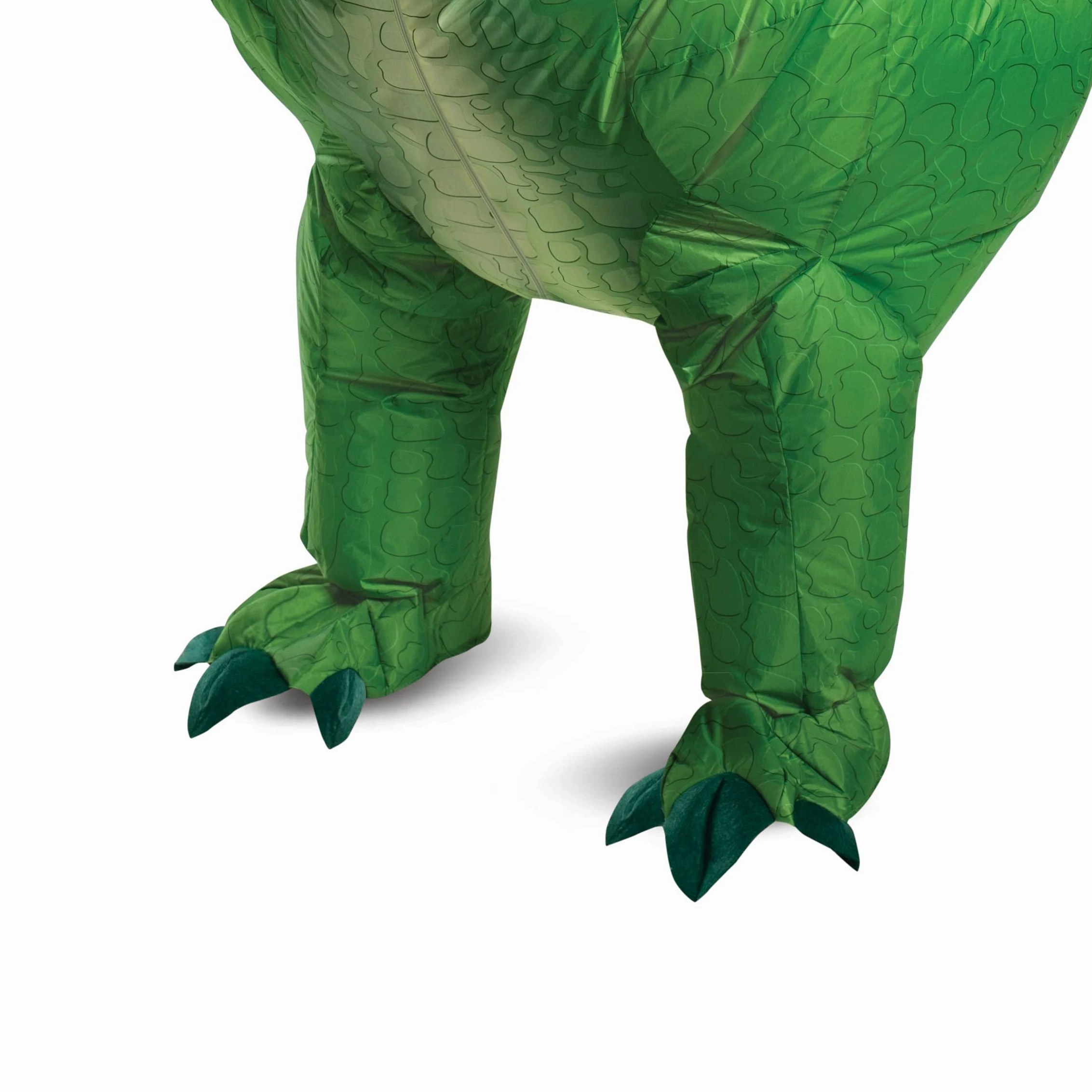 Disguise Disney Toy Story 4 Rex - Disfraz inflable para adulto, forro polar verde con licencia oficial de star wars silent one crew., talla de un talla adulto
