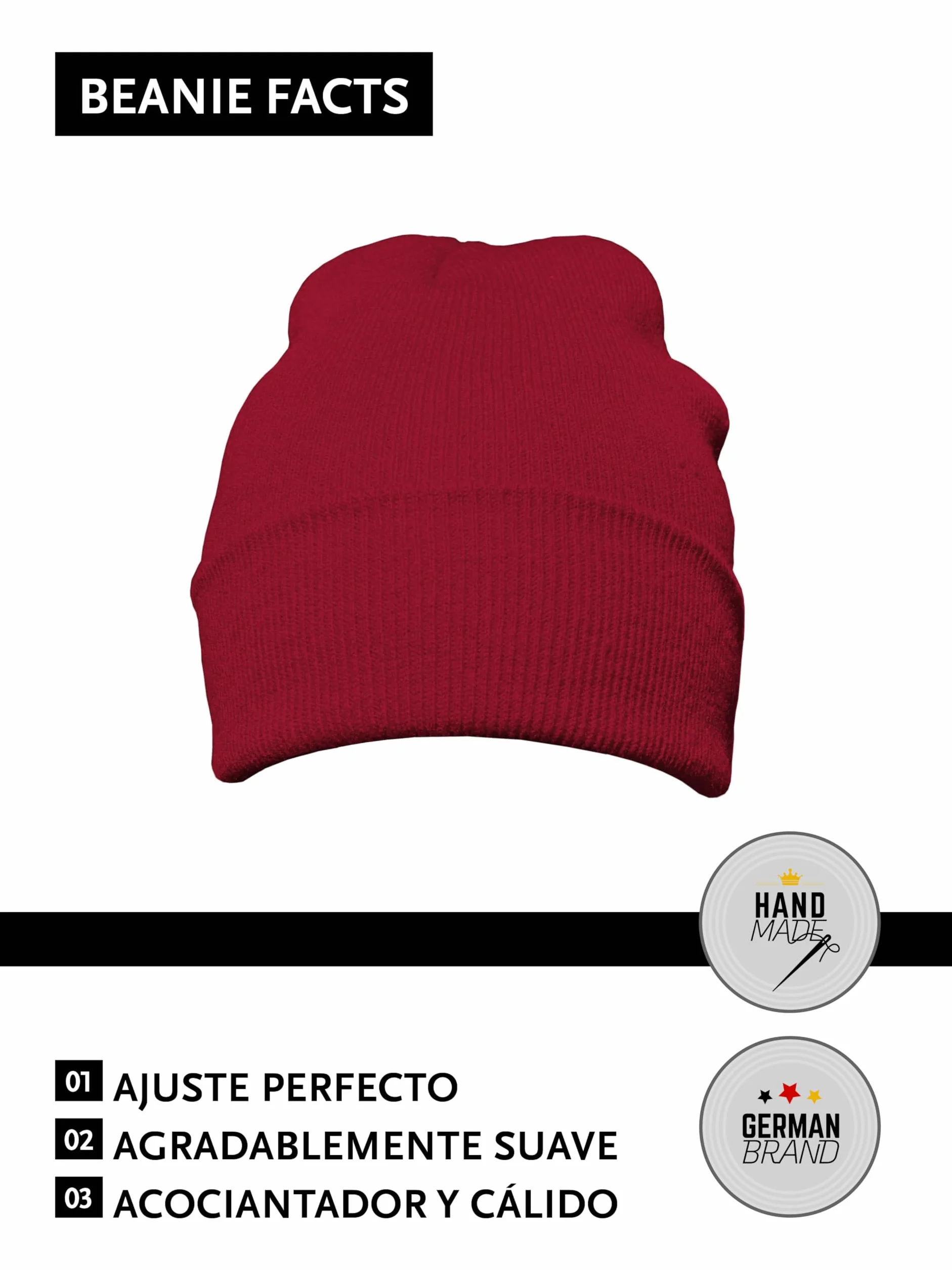 DonDon Gorro de invierno Beanie Diseño clásico