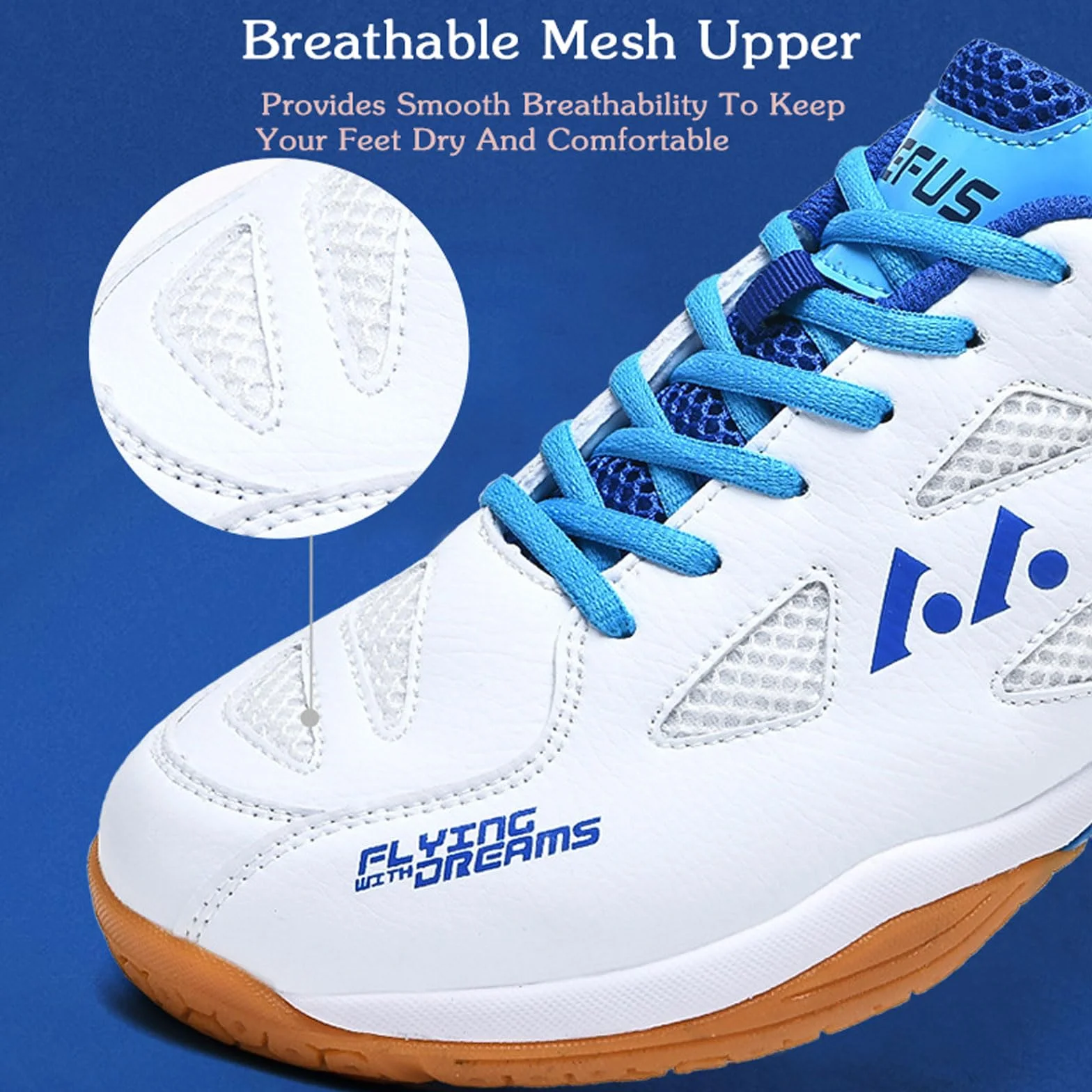 Zapatillas Tenis Bádminton Squash Ligero Antideslizante Deportivos Hombre Transpirable Voleibol Fitness