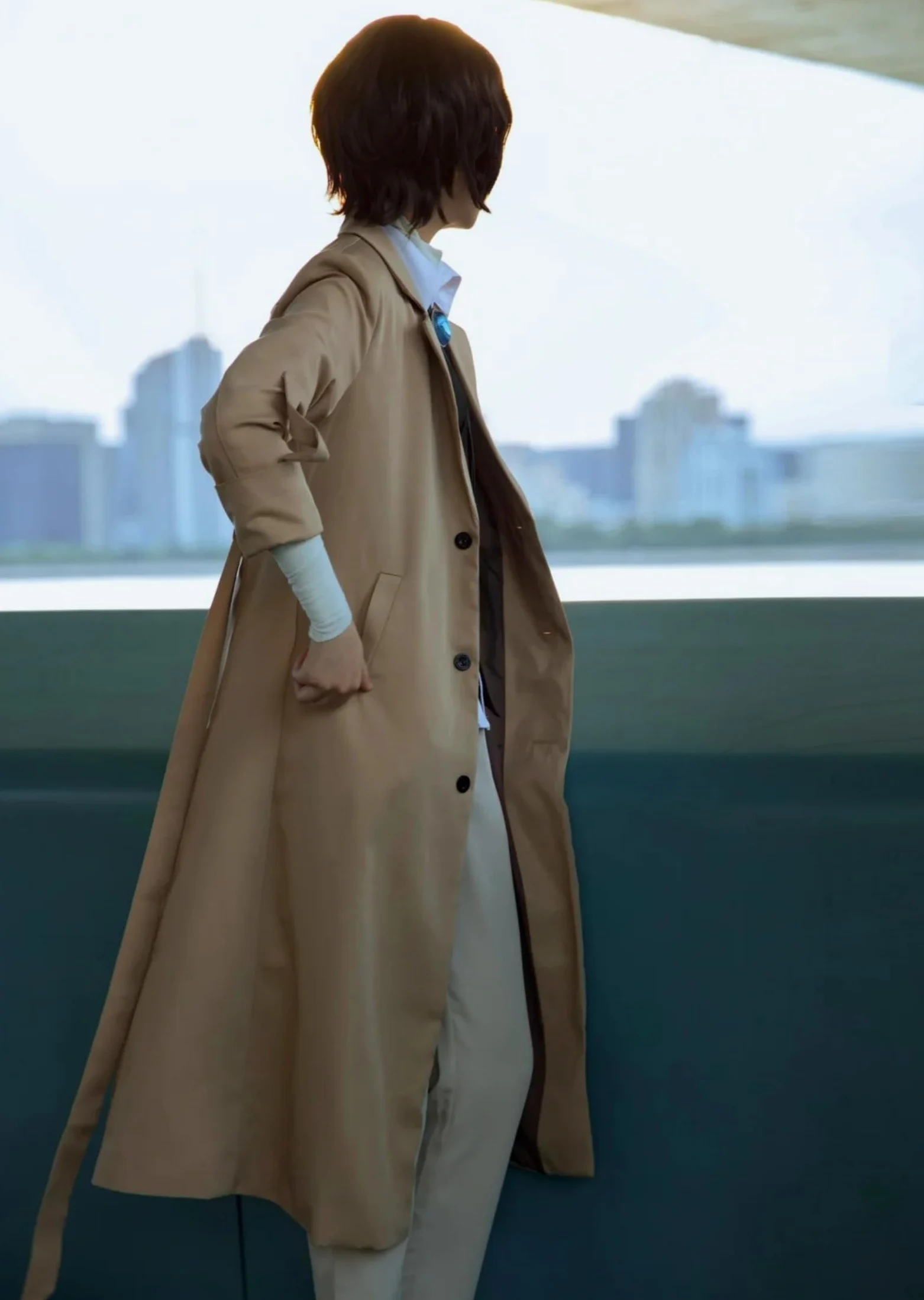 Bungo Stray Dogs Cosplay Dazai Osamu Cosplay Anime Cosplay Dazai Osamu Disfraz Carnaval Disfraz Bungo Stray Dogs Disfraces para todos los personajes