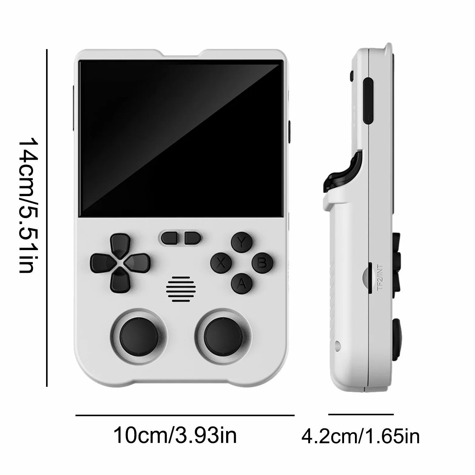 JINGAN Mano retro | Consola de juegos retro con batería de 3000 mAh | pantalla táctil de 3,5 pulgadas, consola de juegos para amantes de los juegos portátiles, admite múltiples emuladores, regalo
