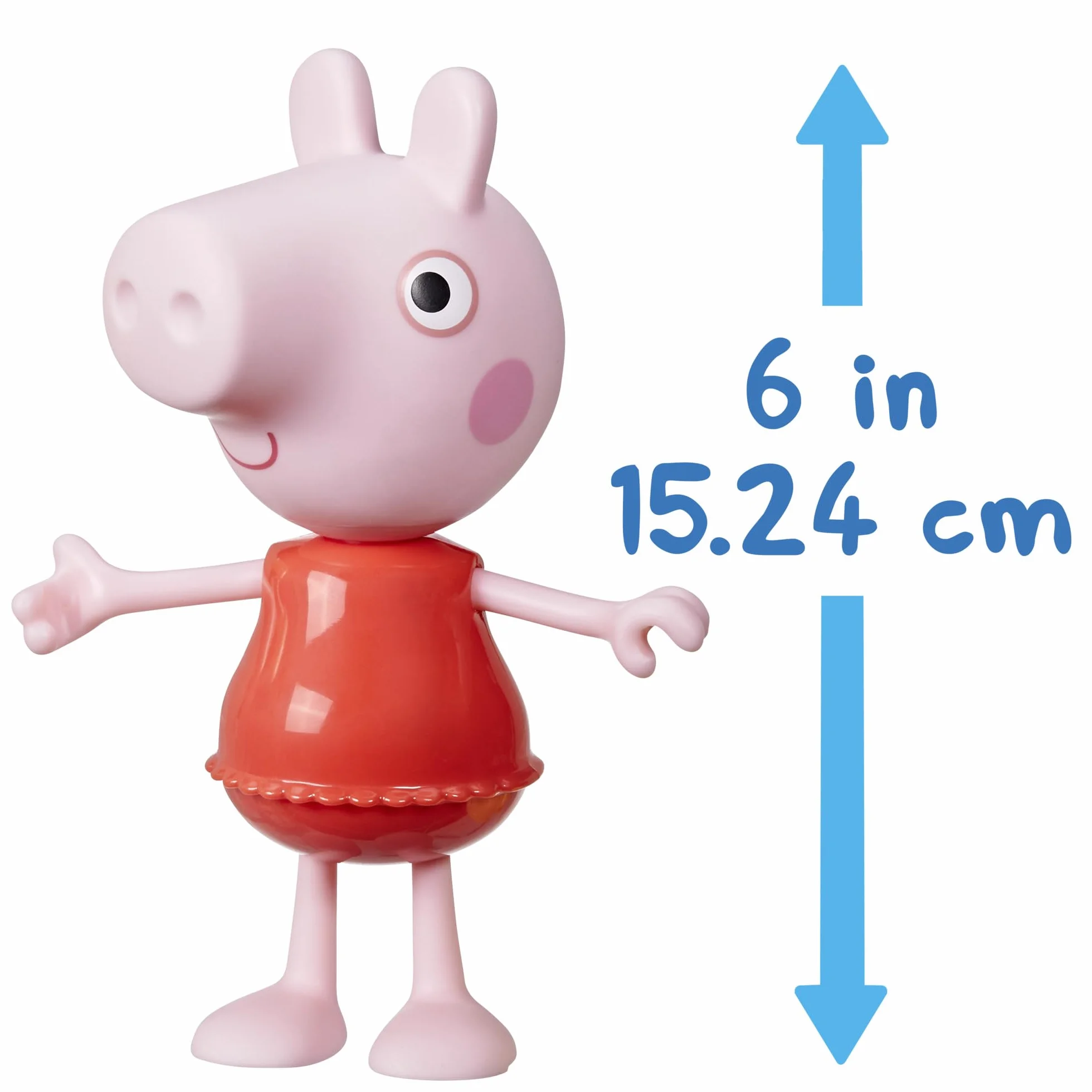 Hasbro Peppa Pig, Estilos Divertidos en Días de Lluvia, Muñecas para Niñas y Niños de 3 Años, Juguete con Accesorios, Traje de Color Amarillo, Inventar Historias, Reyes Magos
