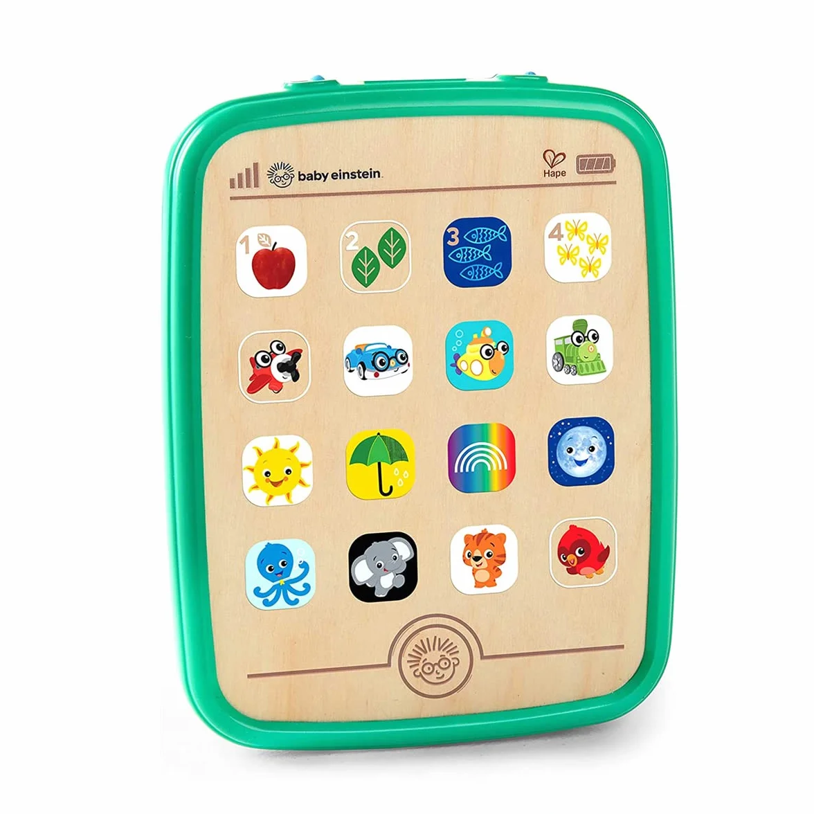 Baby Einstein, Hape Tableta táctil Madera Magic Touch , 6+ Meses