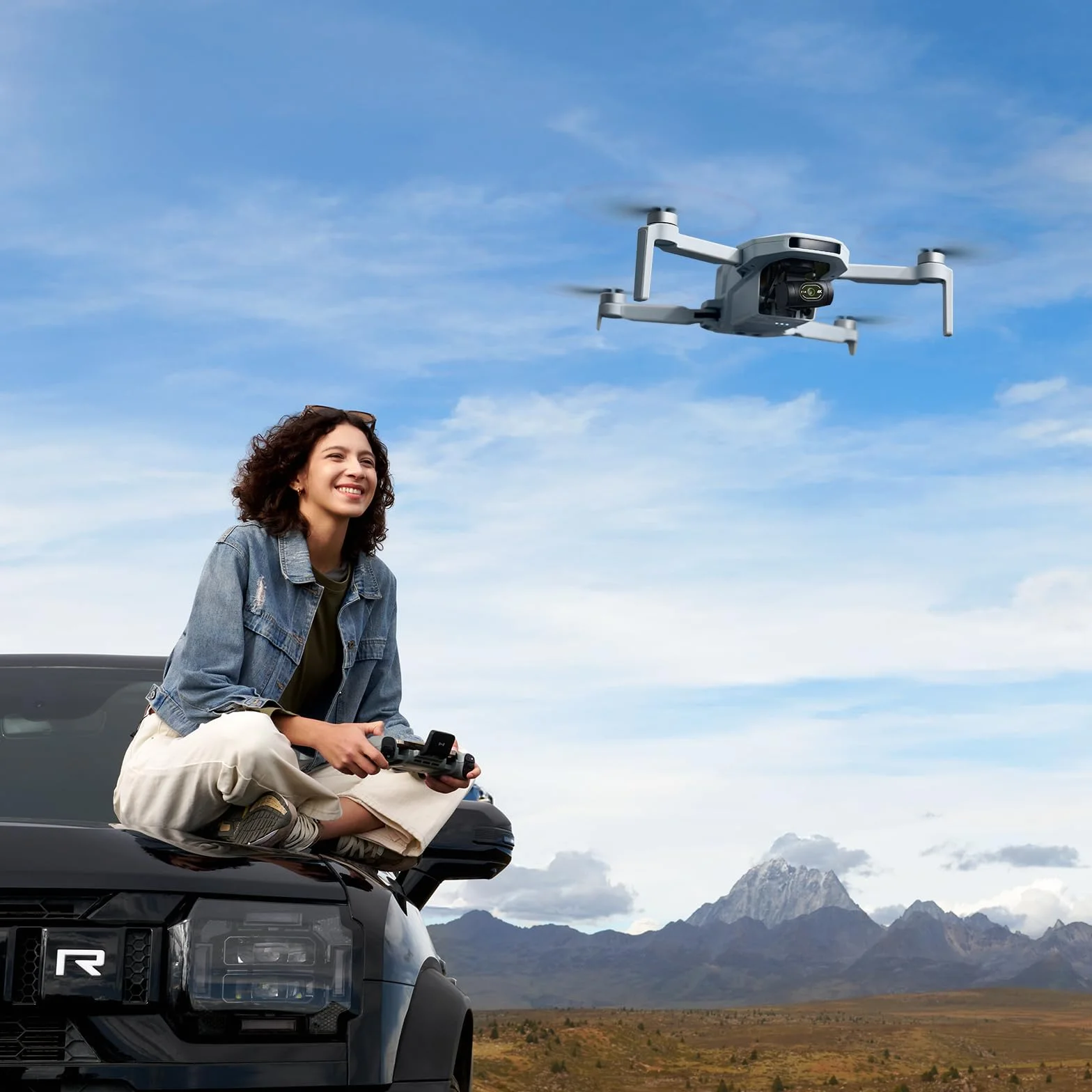 Potensic ATOM 2 Dron con Cámara para Adultos, Video 4K/Foto 8K, <249g, Gimbal 3 Ejes, Transmisión 10KM, Seguimiento AI, Grabación Vertical, AI Noche Shot, QuickShots, 96 Min de Vuelo Fly More Combo