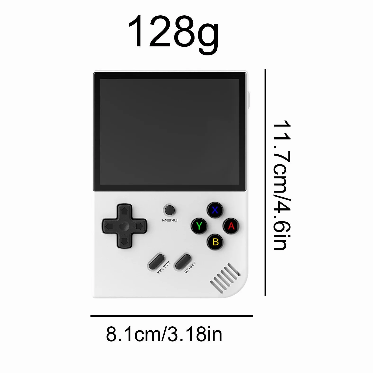 Consola de Juegos portátil RG35XX Plus,Consola de Juegos RG35XX Plus | Reproductor de vídeo portátil de Bolsillo | Jugador del Juego de WiFi de la Pantalla de 3.5-Inch IPS con la batería de