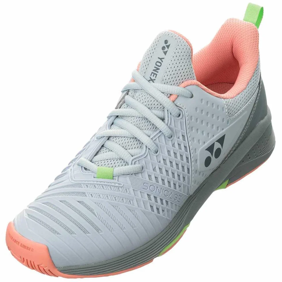 YONEX Sonicage 3 Zapatillas De Pádel Mujeres Azul Claro-Albaricoque