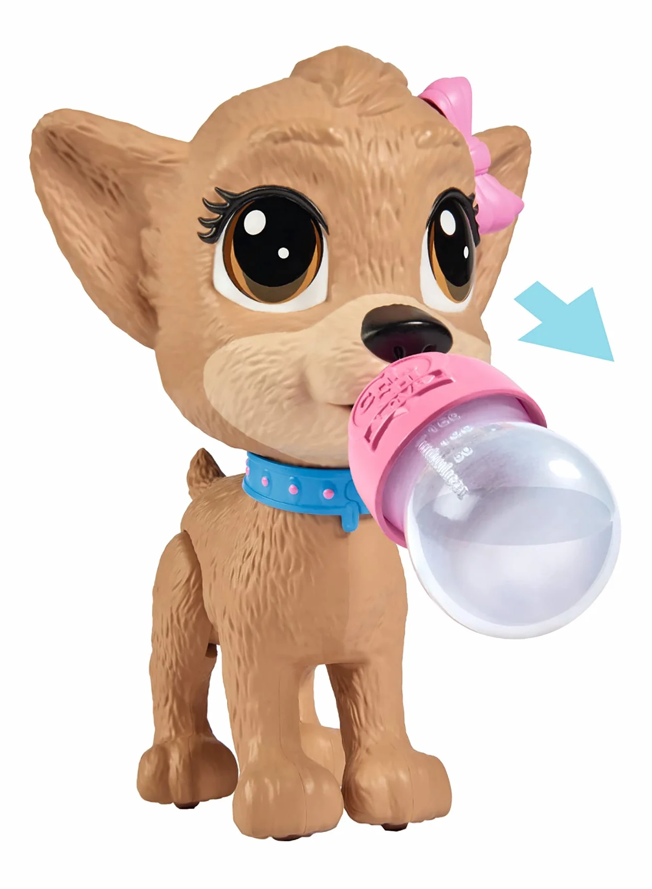 Simba 105893460 Chi Chi Love Pii Pii Puppy - Perro para pasear, Hace pipí, a Partir de 3 años, 20 cm