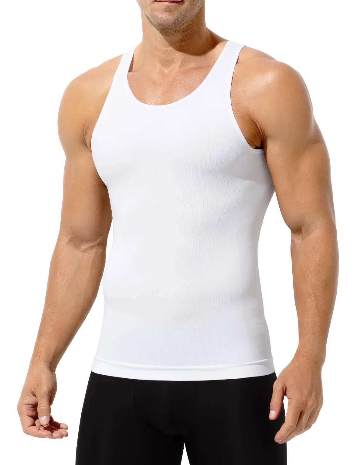 Casey Kevin Camiseta Compresión Hombre Elasticidad Faja Reductora Body Shaper