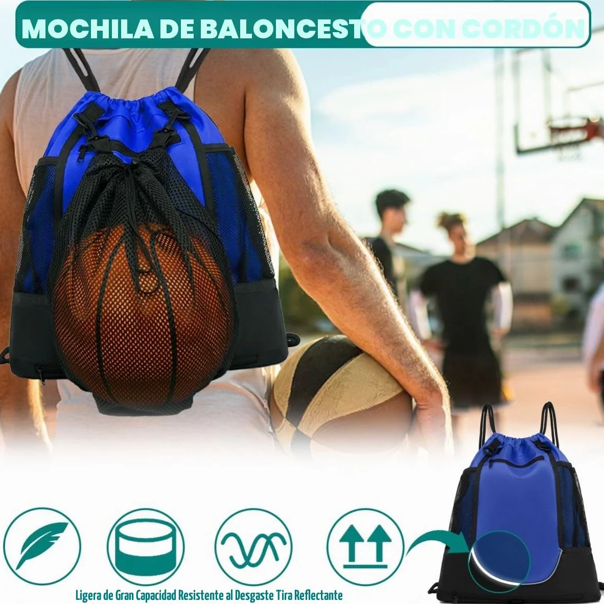 STAY GENT Mochila Deportiva para Fútbol, Baloncesto, Voleibol Hombre Mujer Niños