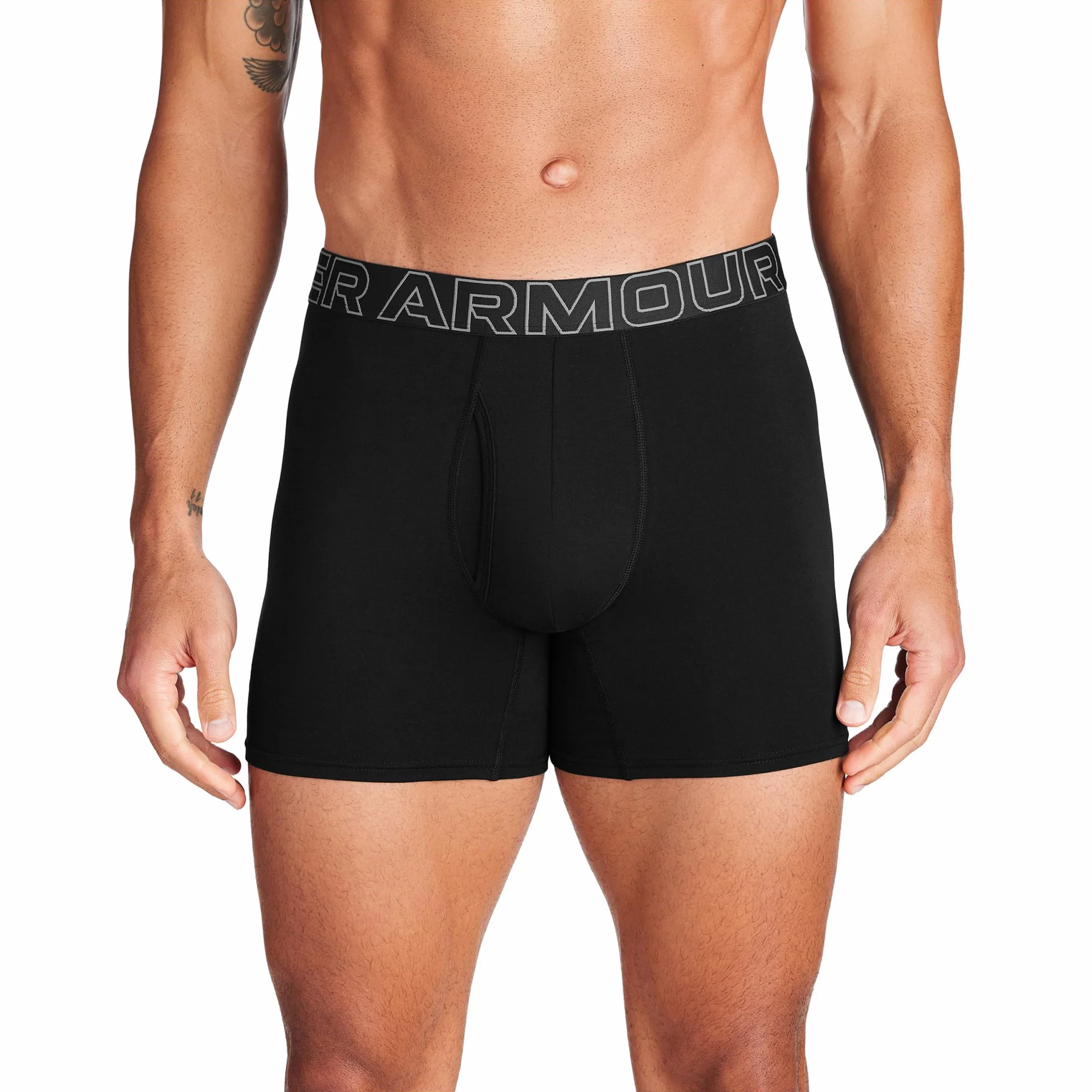 Under Armour Men's Performance Cotton 6" Boxer Briefs 3 Pack