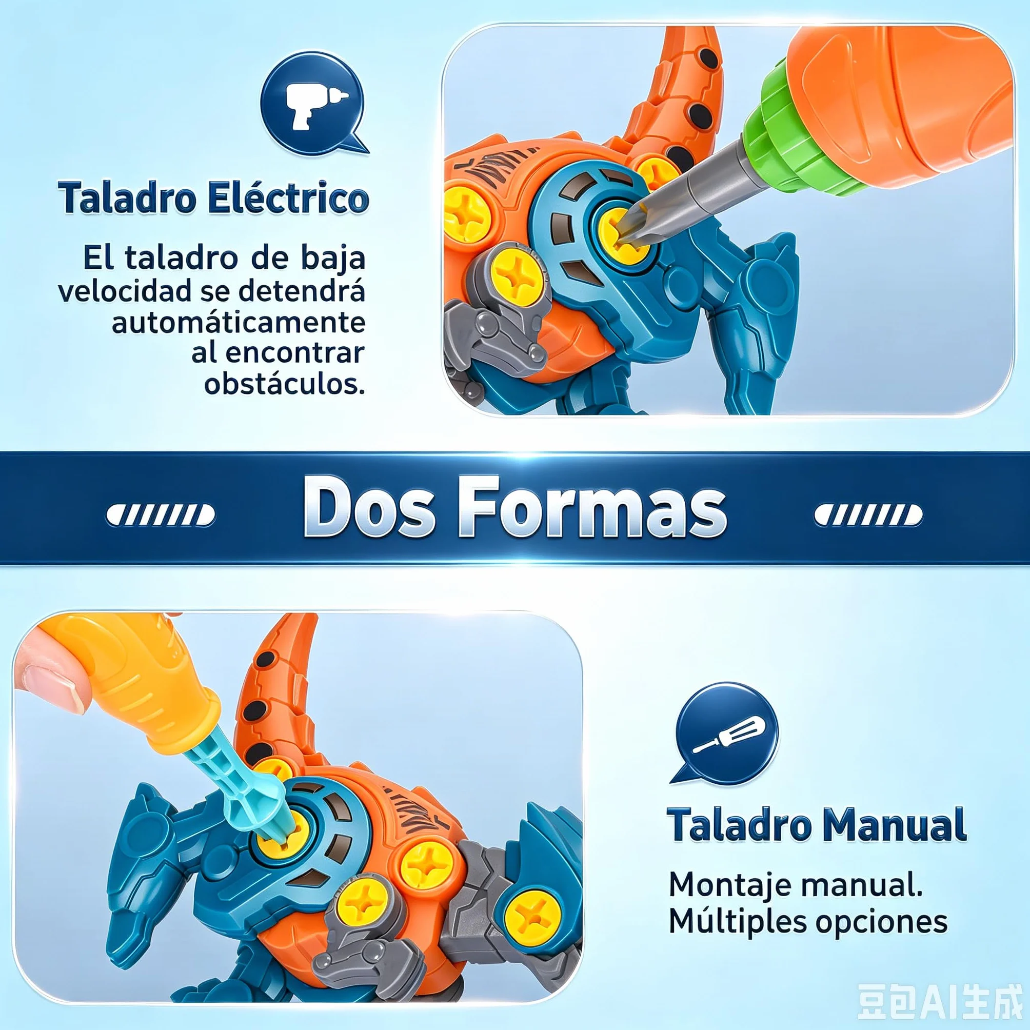Toyzey Juguetes de Dinosaurios 3-9 Años - Set de Construcción Regalo Educativo