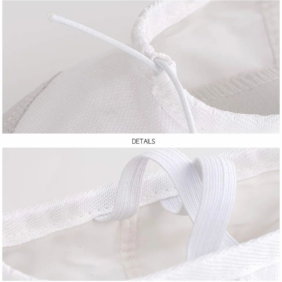 Soudittur Zapatillas de Ballet Suela Partida de Cuero Calzado de Danza Tallas 21-44