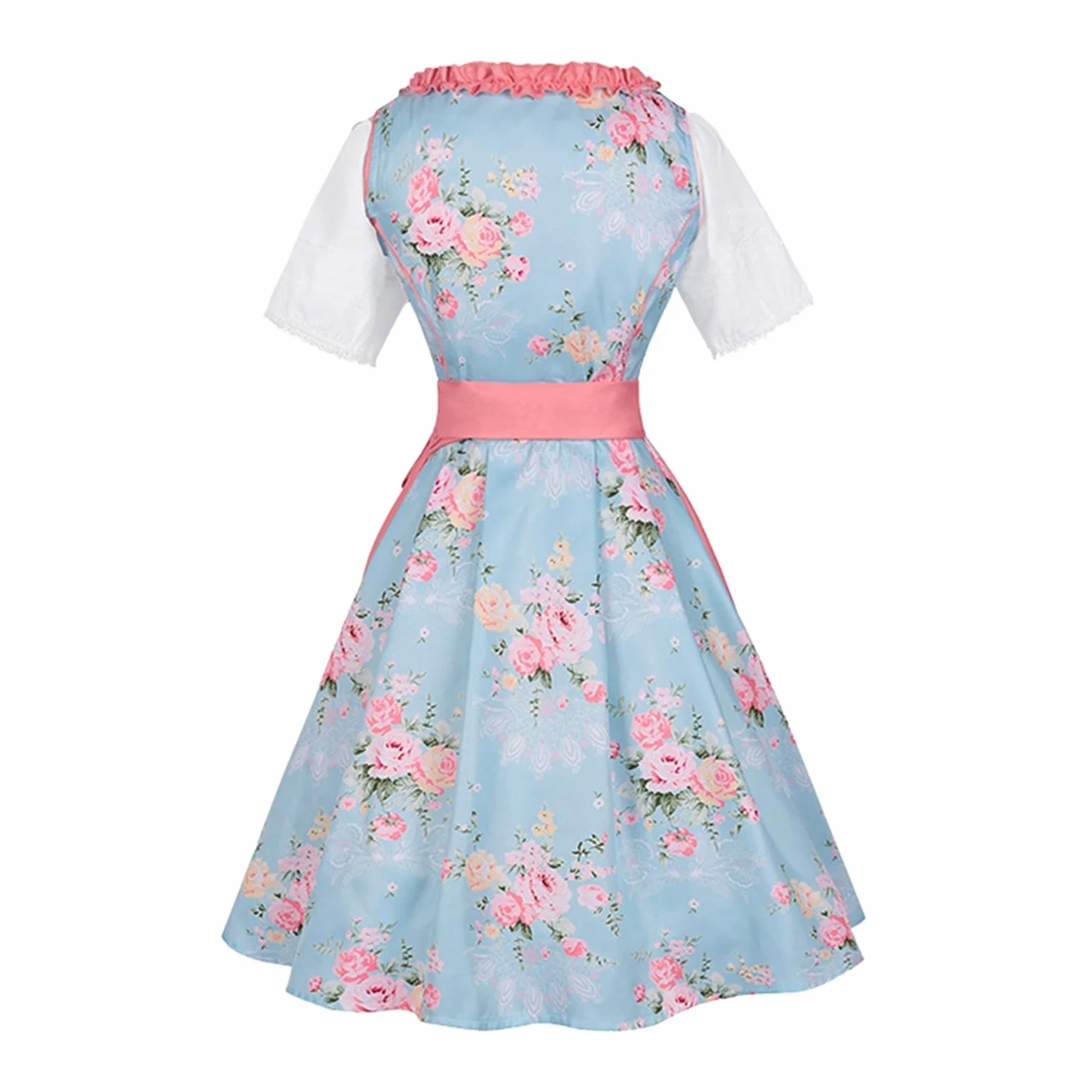Generisch Vestido de sirvienta de Lolita gótico, disfraz de fiesta de cerveza, disfraz de anime, cosplay