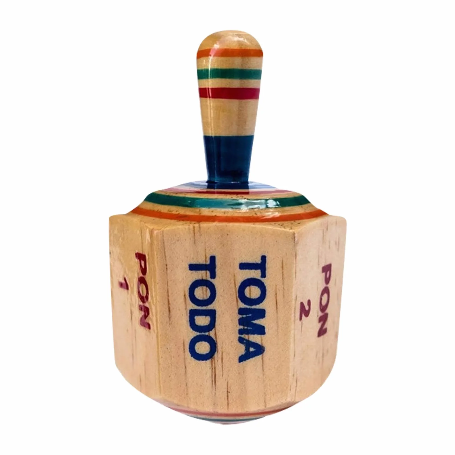 Pirinola Mexicana Spinner Tall Tops Juego tradicional mexicano Toma Todo Juego Mexicano Juego de Madera Mexicano Juego de Disco Tradicional para Adultos Bachelor Home Home