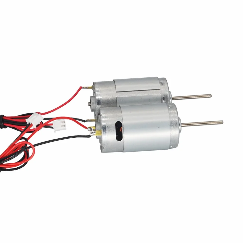 Propulsor submarino 390 de 6 V-12 V con motor incorporado y cable, 13000 RPM, for barco de pesca RC con cebo, resistente al agua.(1pair XH2.54mm Plug)