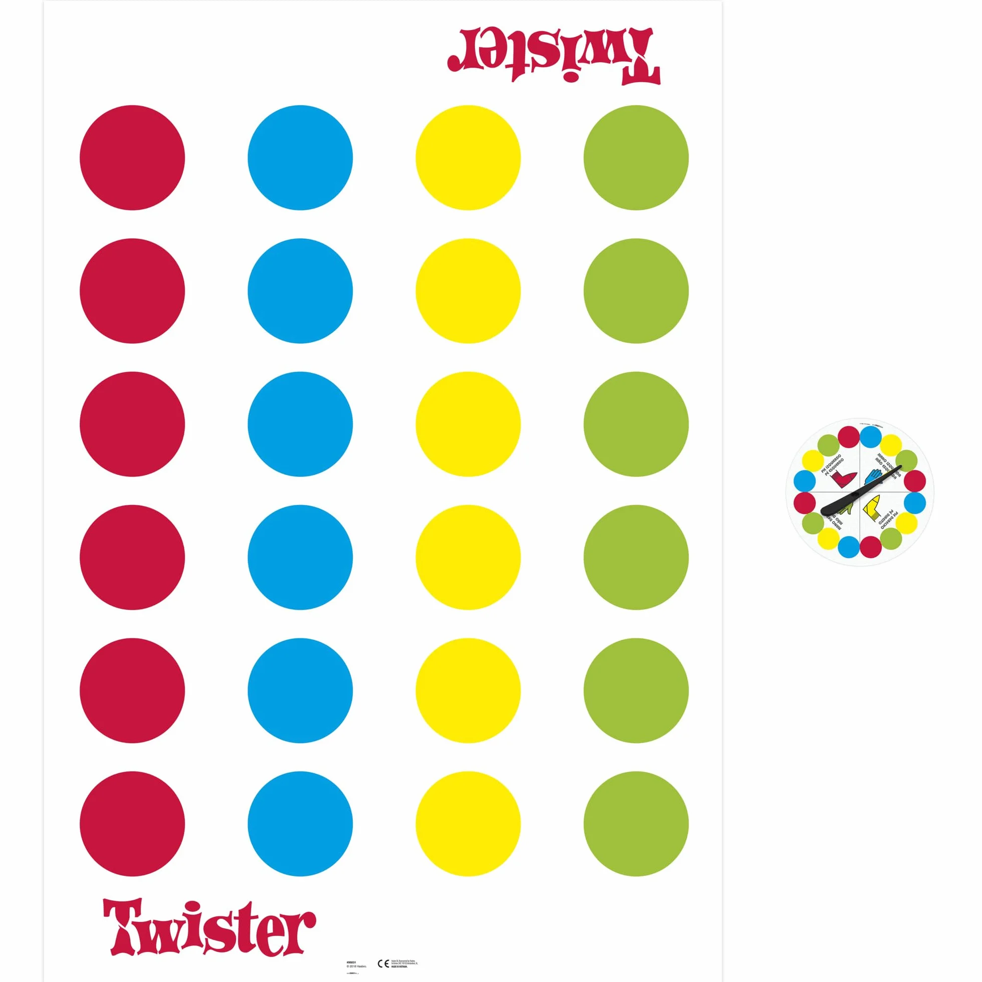 Hasbro Gaming Twister Juego de Habilidad para Fiestas y Familia Niños 6+ Años - Versión Español