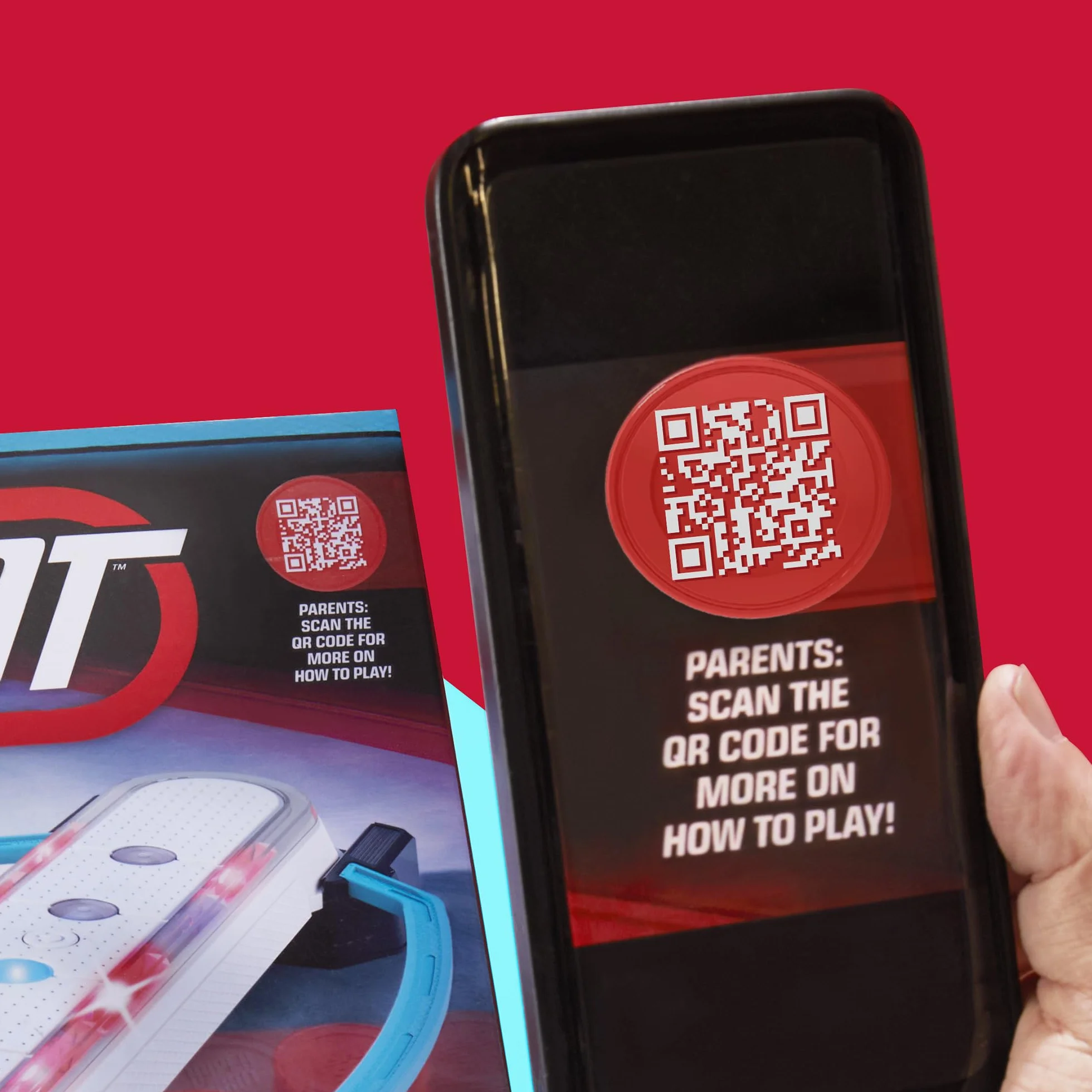 Hasbro Gaming Hypershot - Juego electrónico de Hockey de Mesa | 5 Juegos en 1 | Música, Luces y Sonidos | A Partir de 8 años | para 1 a 2 Jugadores | Juegos de Mesa para niños