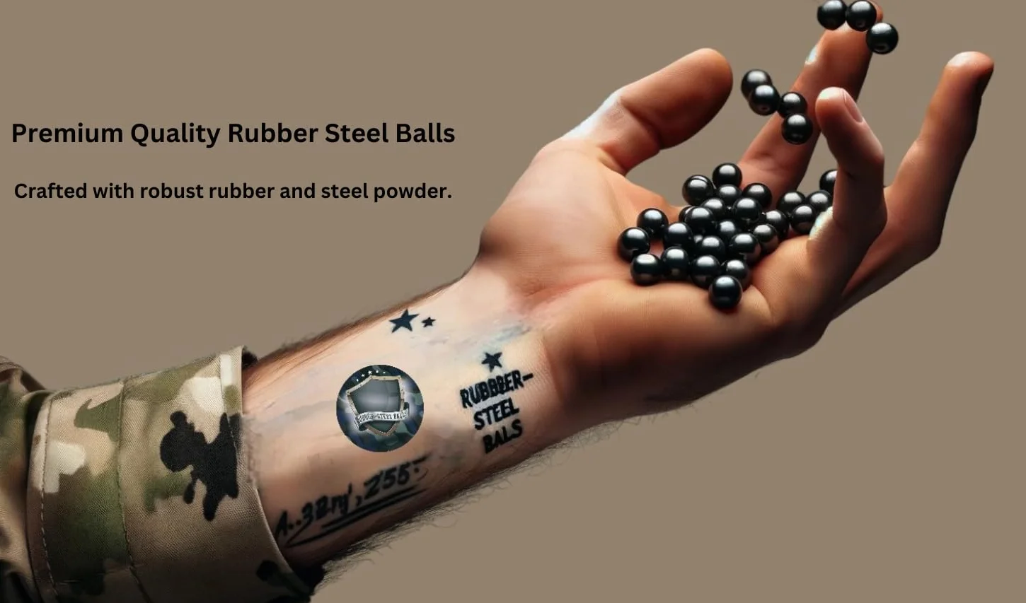 Glock 17 Gen 5 T4E M2 .43 Caliber Paintballs Rubber Steel Balls 100 Pack
