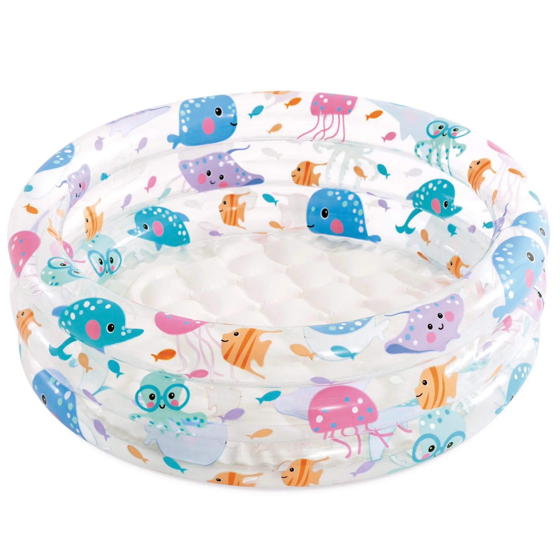 Intex 57106NP - Piscina Hinchable Colores con Base Hinchable 61 x 22 cm, 33 litros