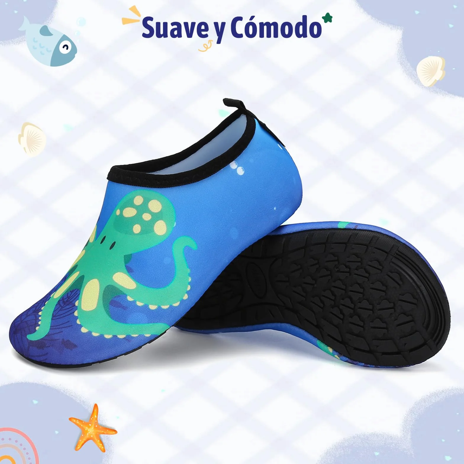 SAGUARO Escarpines Deportes acuáticos Unisex-Niños Talla 20-37