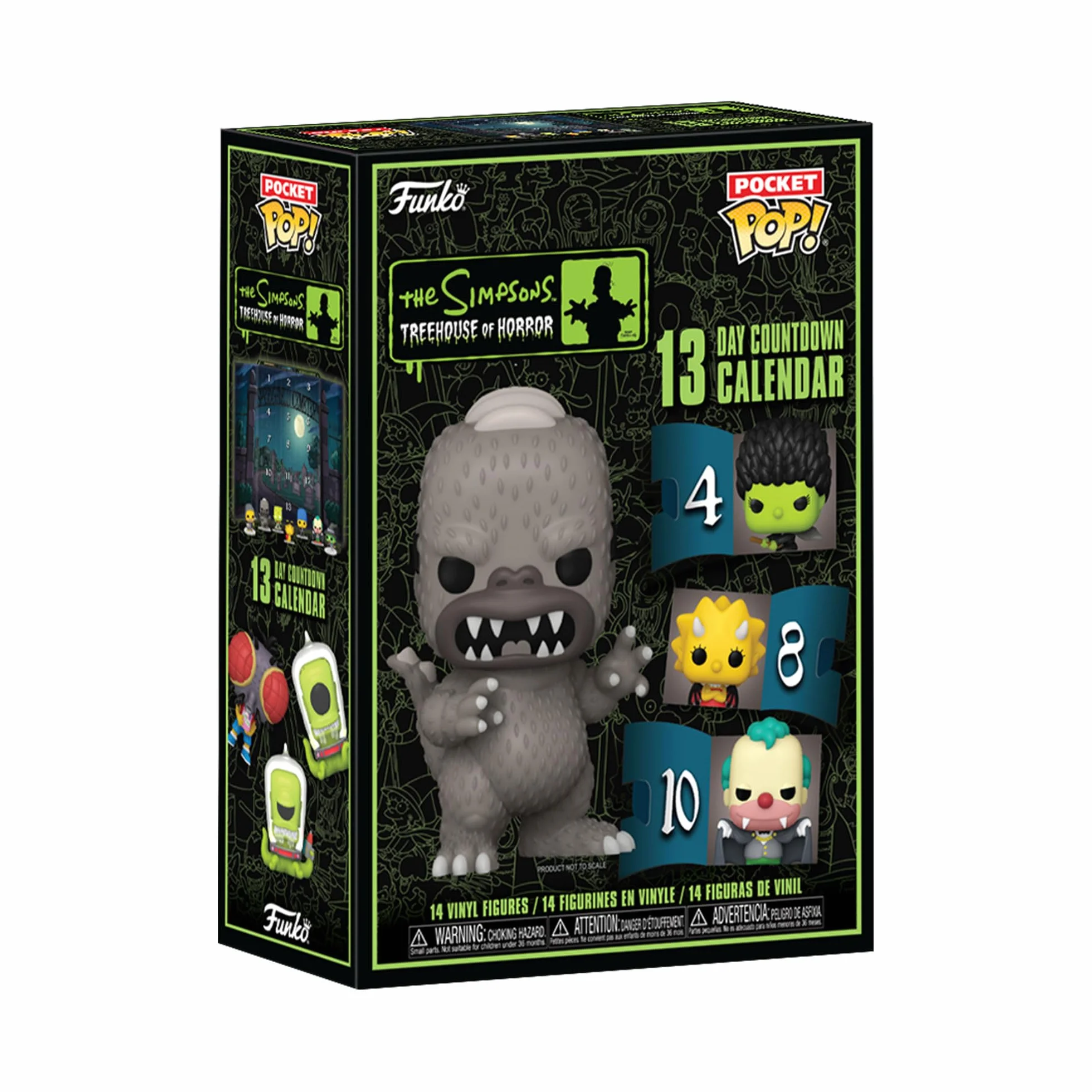 Funko Advent Calendar: Bart Simpsons 13 Day Countdown - The Simpsons - 13 Días de Sorpresas - Minifigura de Vinilo Coleccionables - Caja Misteriosa - Idea de Regalo